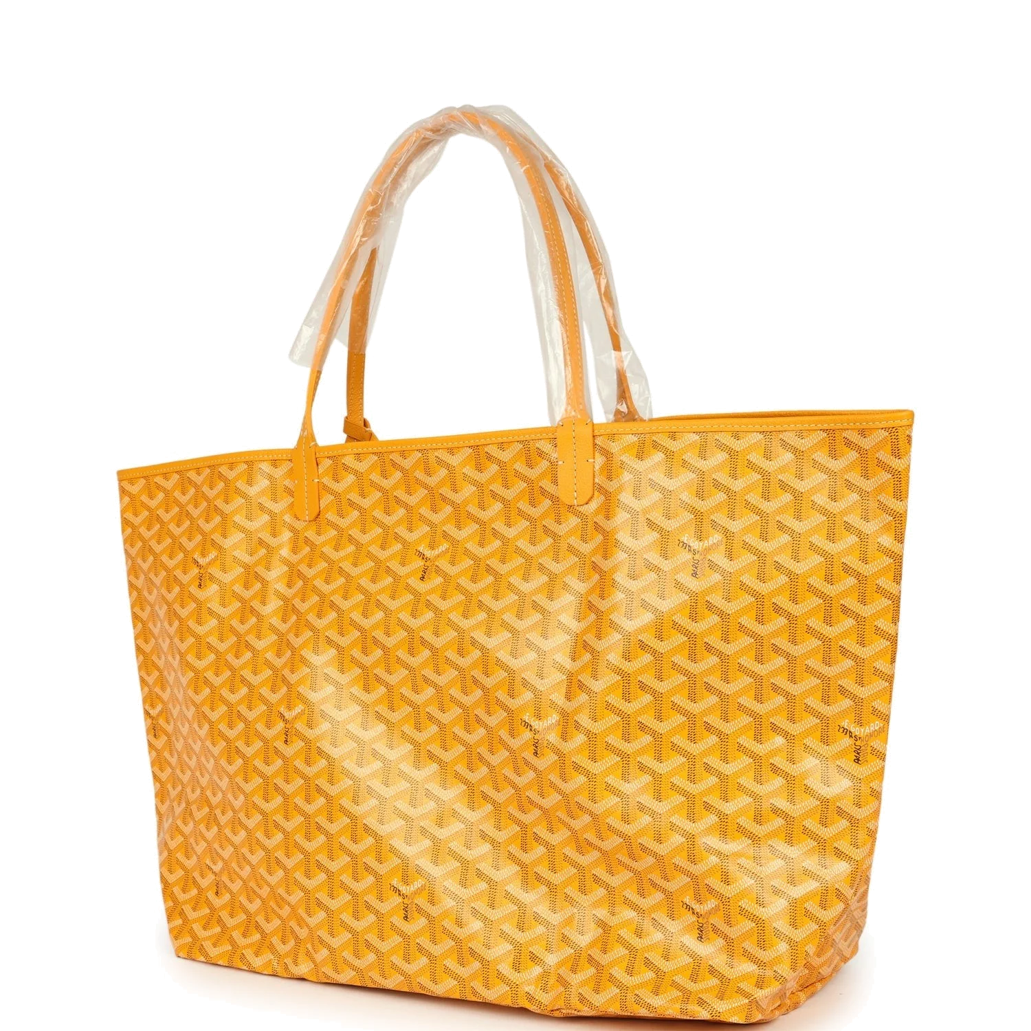 Goyard Goyardine Yellow Saint Louis GM Tote Bag — фото 4