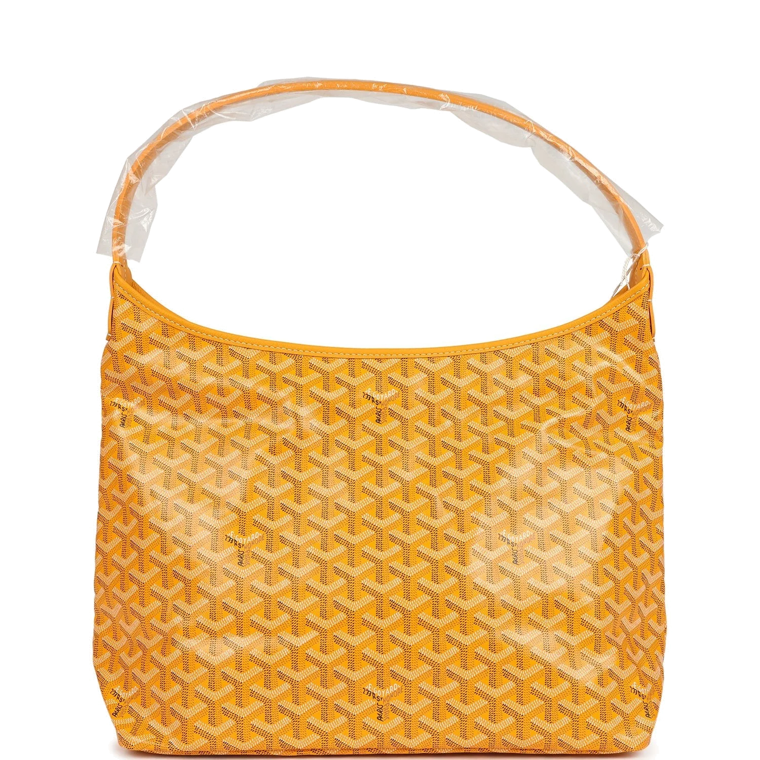 Goyard Goyardine Yellow Boheme PM Hobo Bag