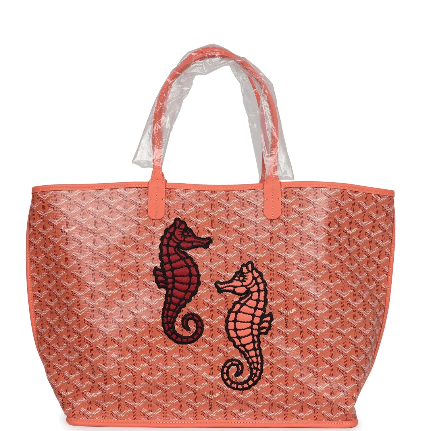 Goyard Goyardine Coral Anjou PM Embroidered