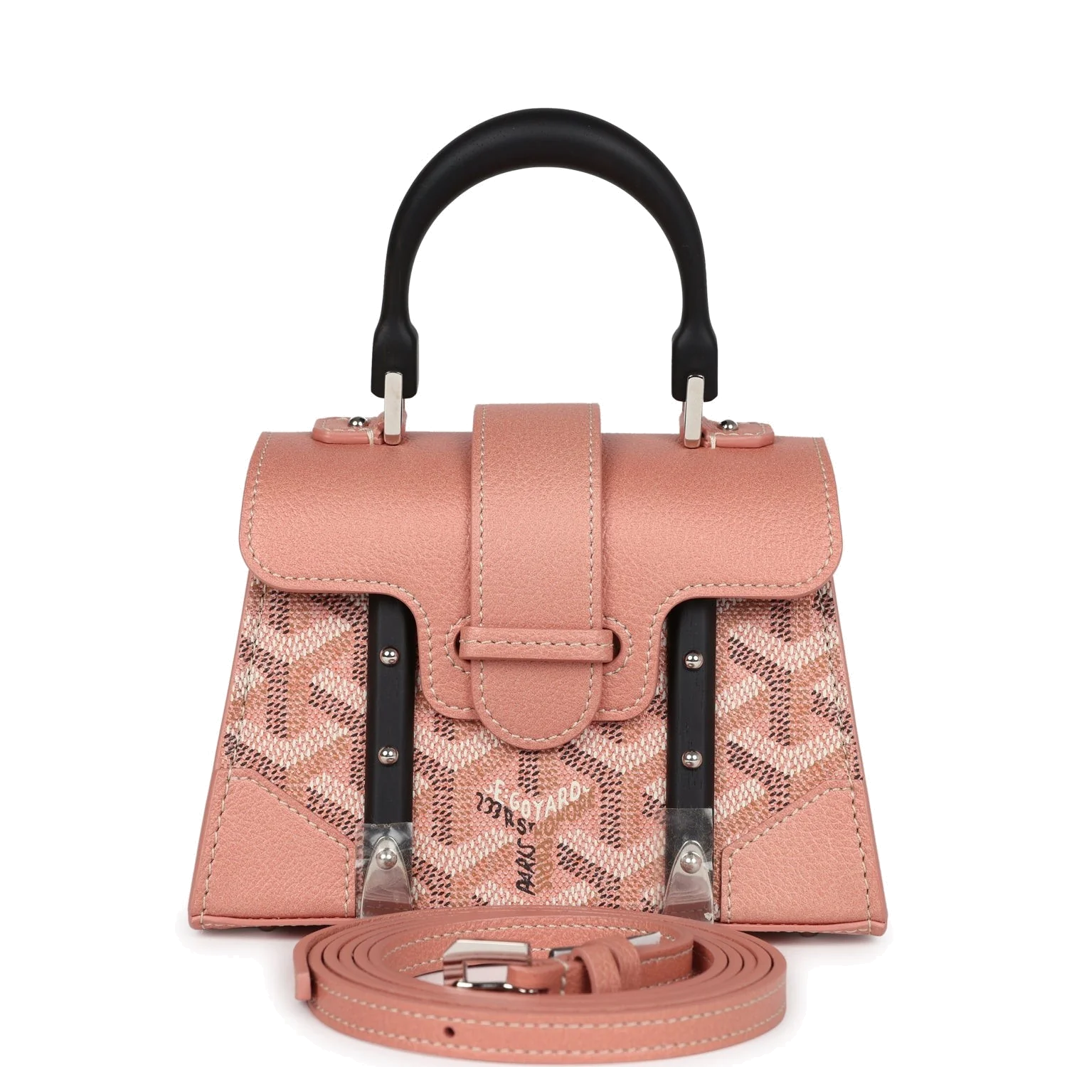 Goyard Saigon Structure Nano Pearly Coral Goyardine