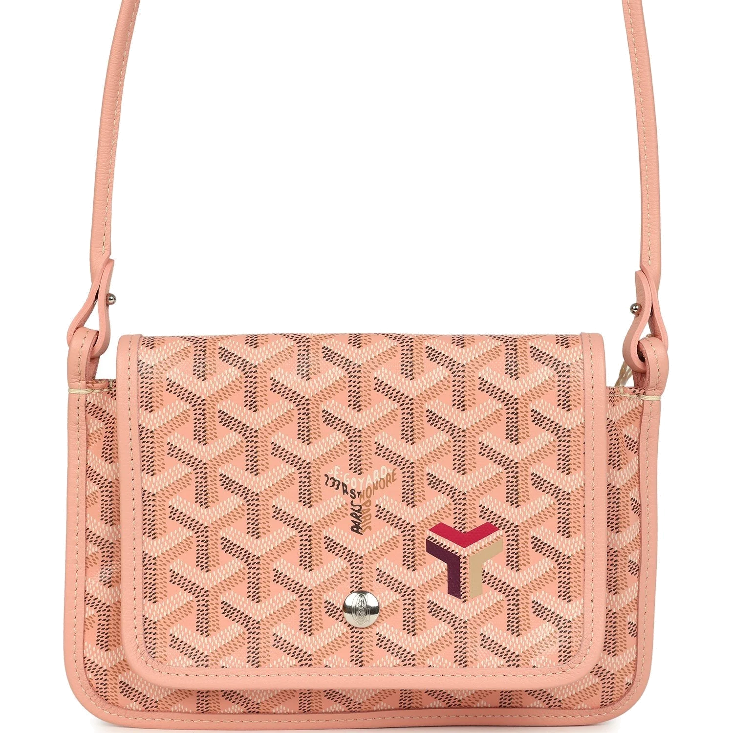 Goyard Plumet Pocket Wallet Pink Goyardine — фото 2