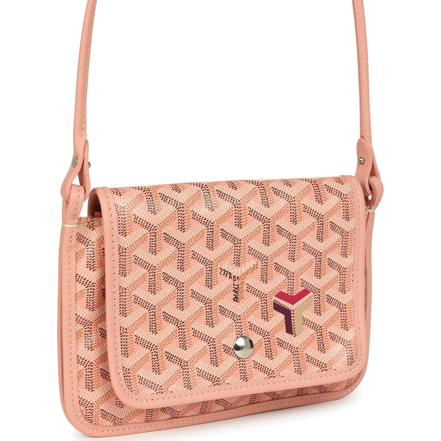 Goyard Plumet Pocket Wallet Pink Goyardine — фото 3