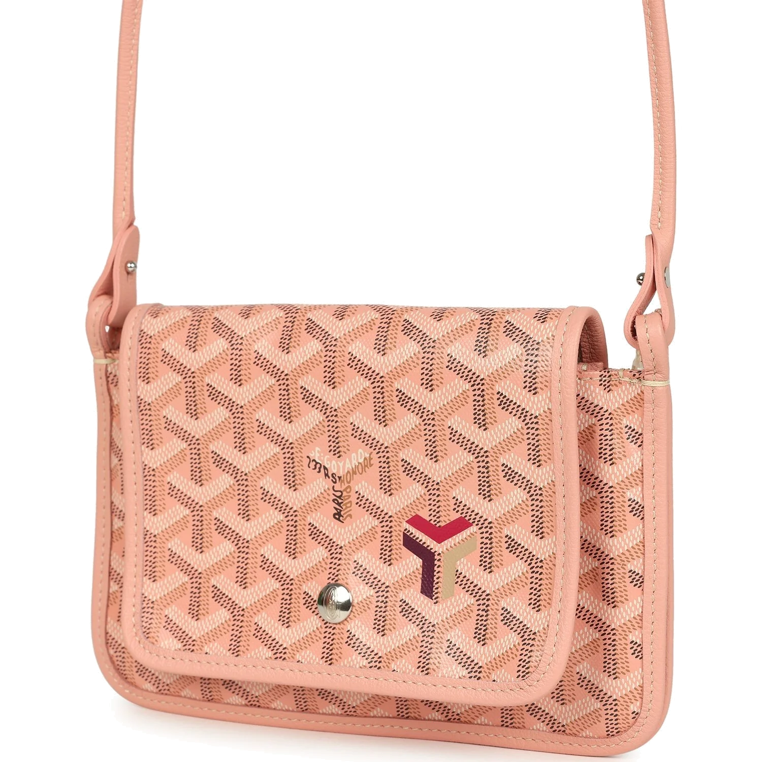 Goyard Plumet Pocket Wallet Pink Goyardine — фото 4