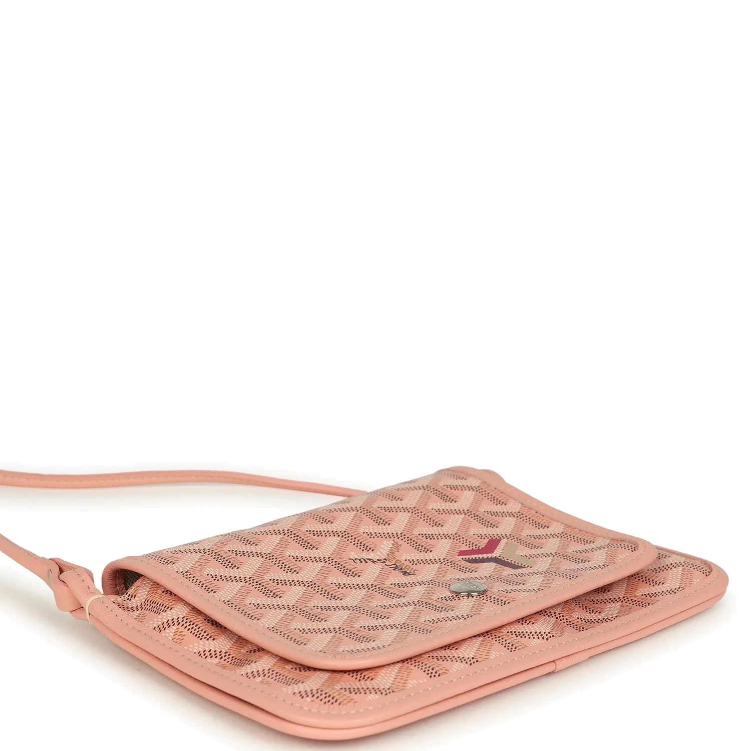 Goyard Plumet Pocket Wallet Pink Goyardine — фото 6