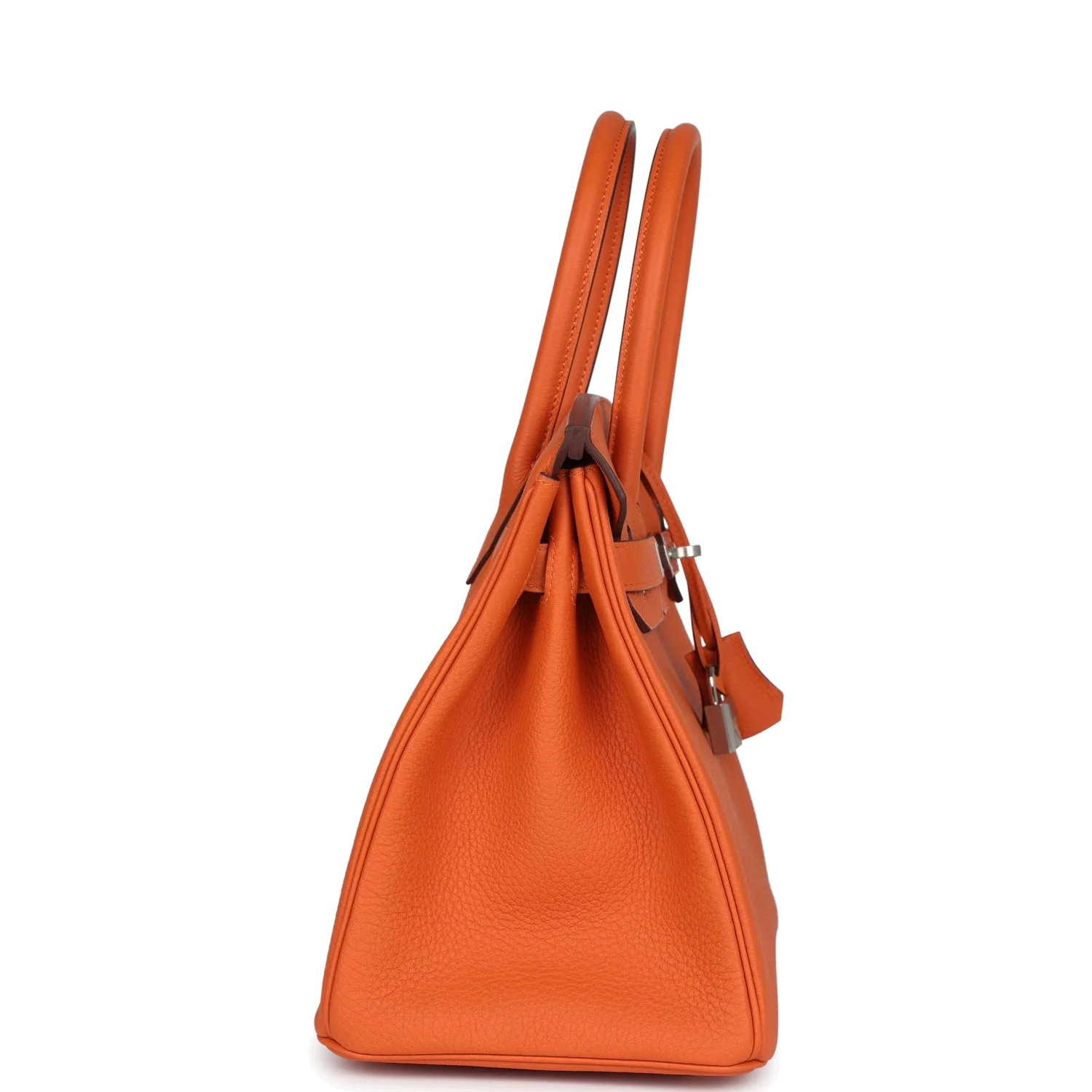 Hermes Birkin 30 Orange Togo Palladium Hardware Оранжевый Togo — фото 4