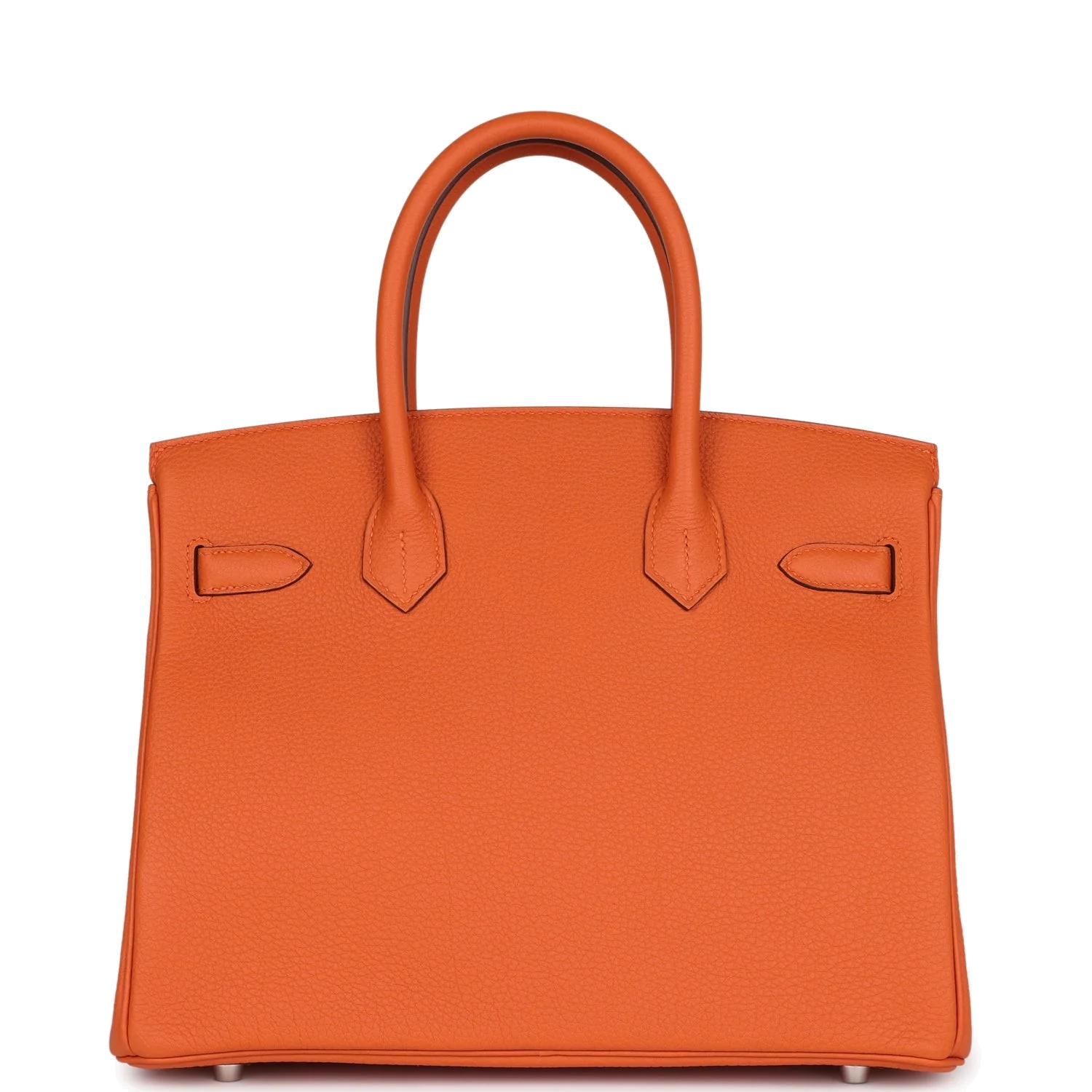 Hermes Birkin 30 Orange Togo Palladium Hardware Оранжевый Togo — фото 5