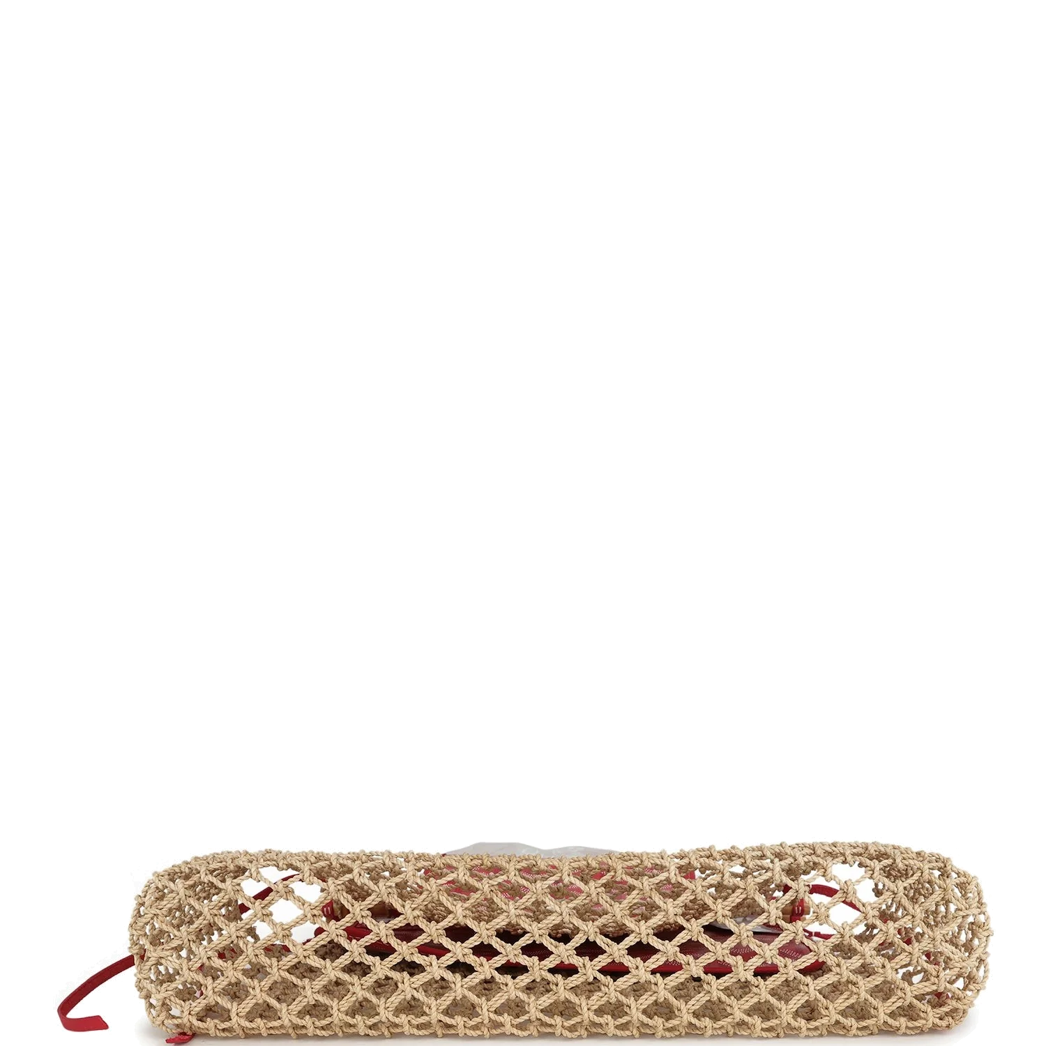 Goyard Goyardine Canvas Fuchsia Aligre Bag Raffia Net — фото 7
