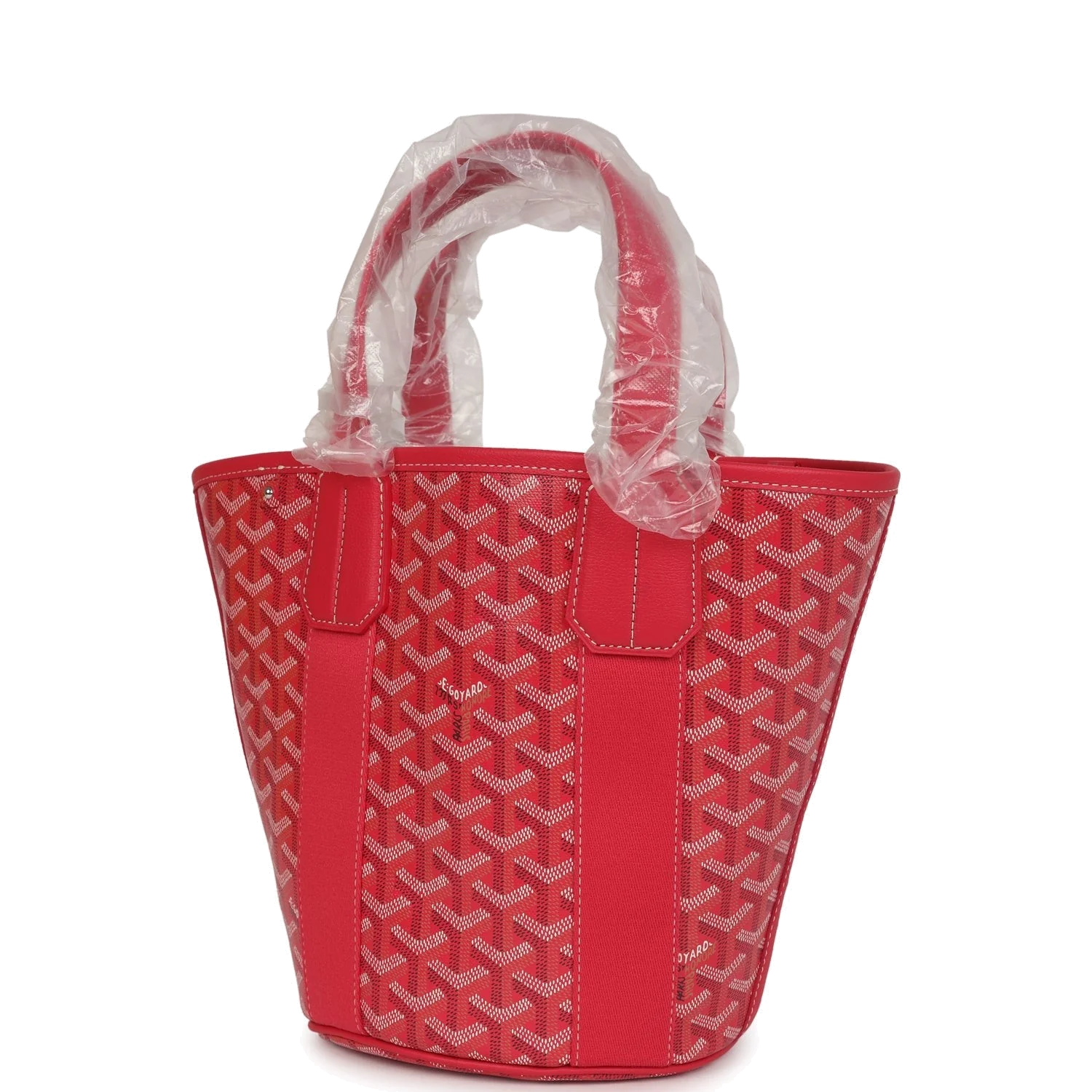 Goyard Goyardine Belharra PM Fuchsia Tote — фото 6