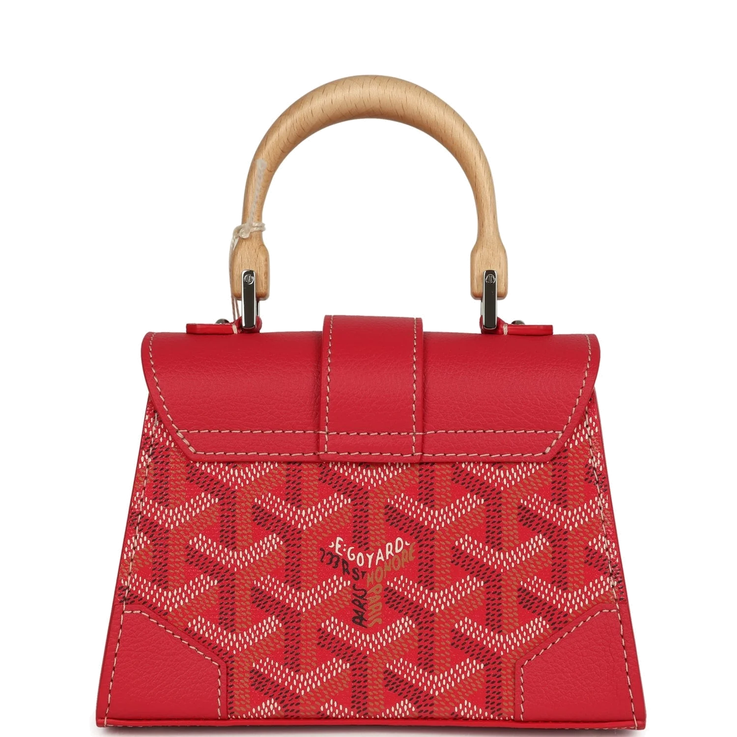 Goyard Goyardine Canvas Fuchsia Saigon Structure Nano — фото 5
