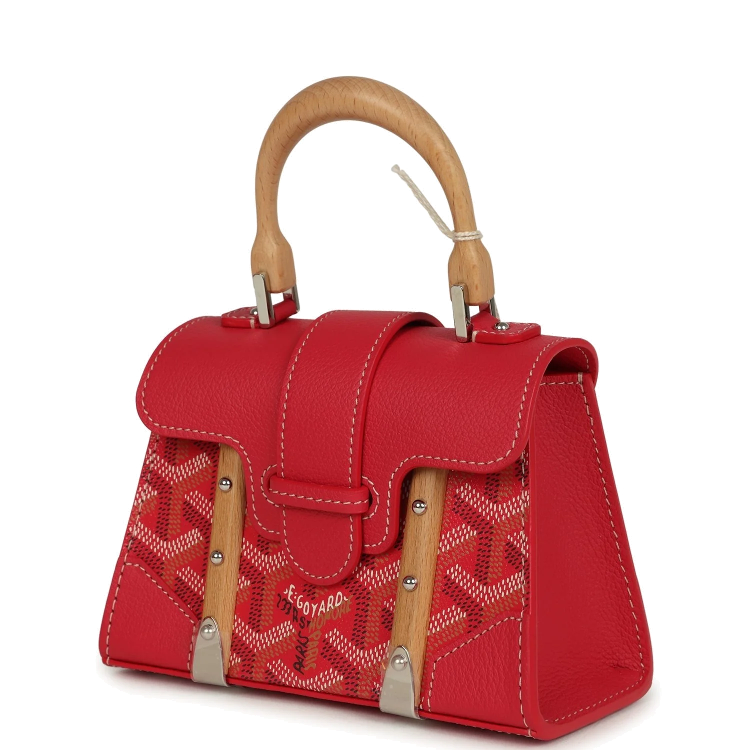 Goyard Goyardine Canvas Fuchsia Saigon Structure Nano — фото 6