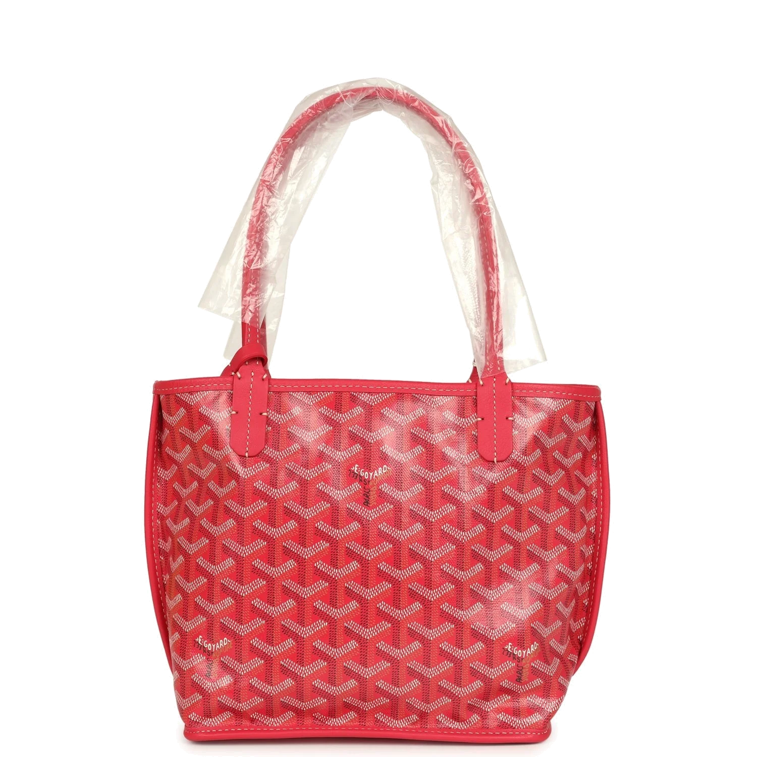 Goyard Goyardine Canvas Fuchsia Anjou Mini Tote — фото 2