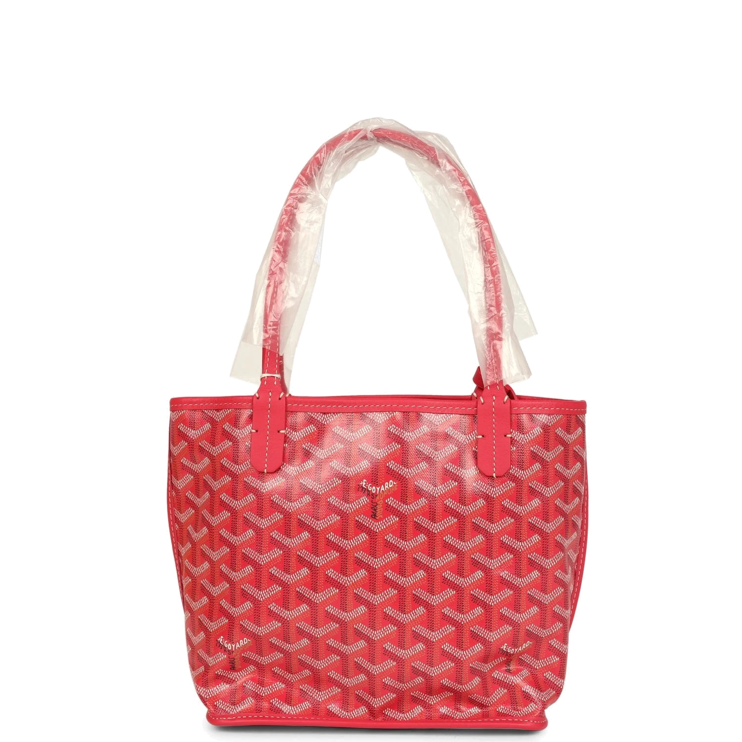 Goyard Goyardine Canvas Fuchsia Anjou Mini Tote — фото 5