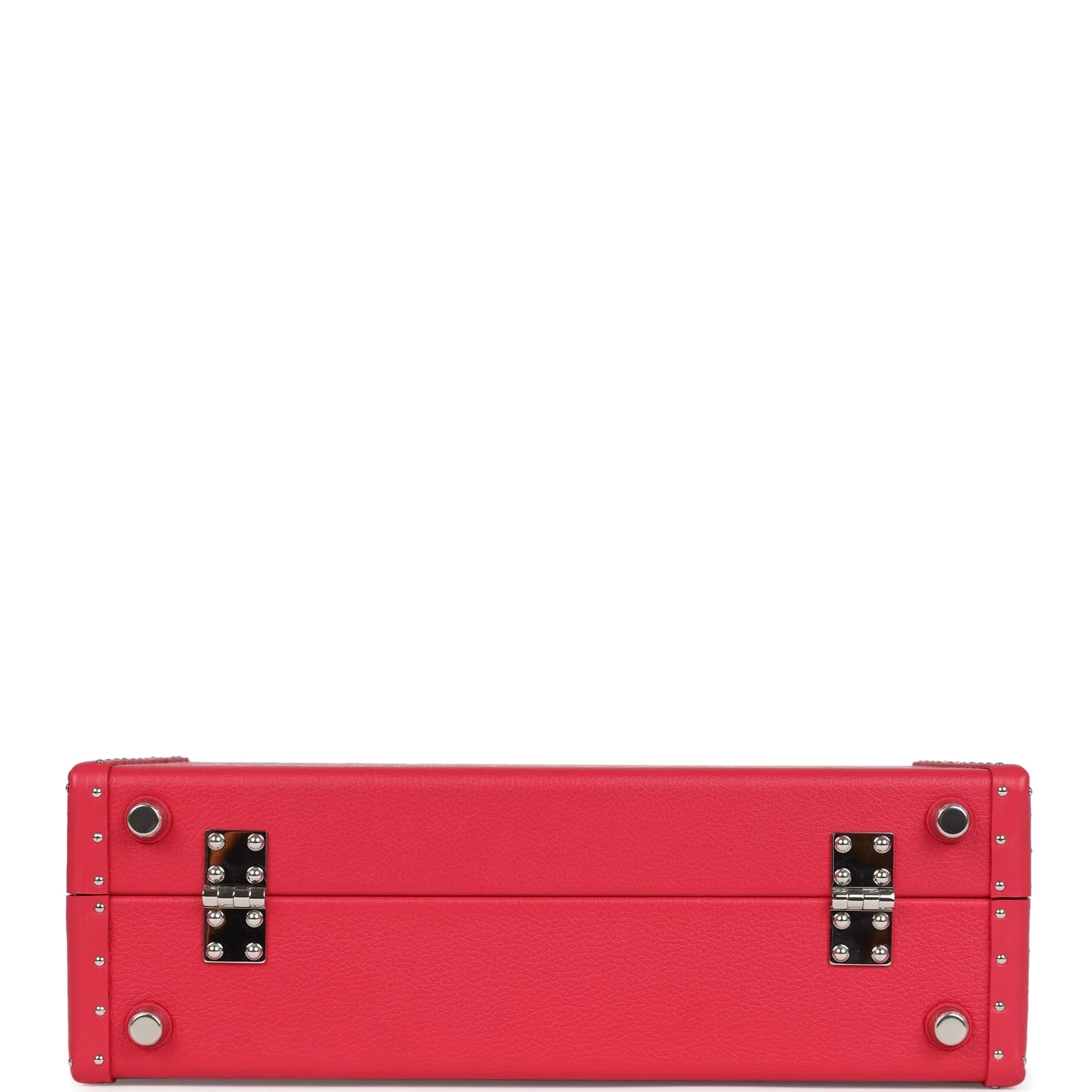 Goyard Goyardine Canvas Fuchsia Grand Hotel Marquetry Trunk PM Bag — фото 8
