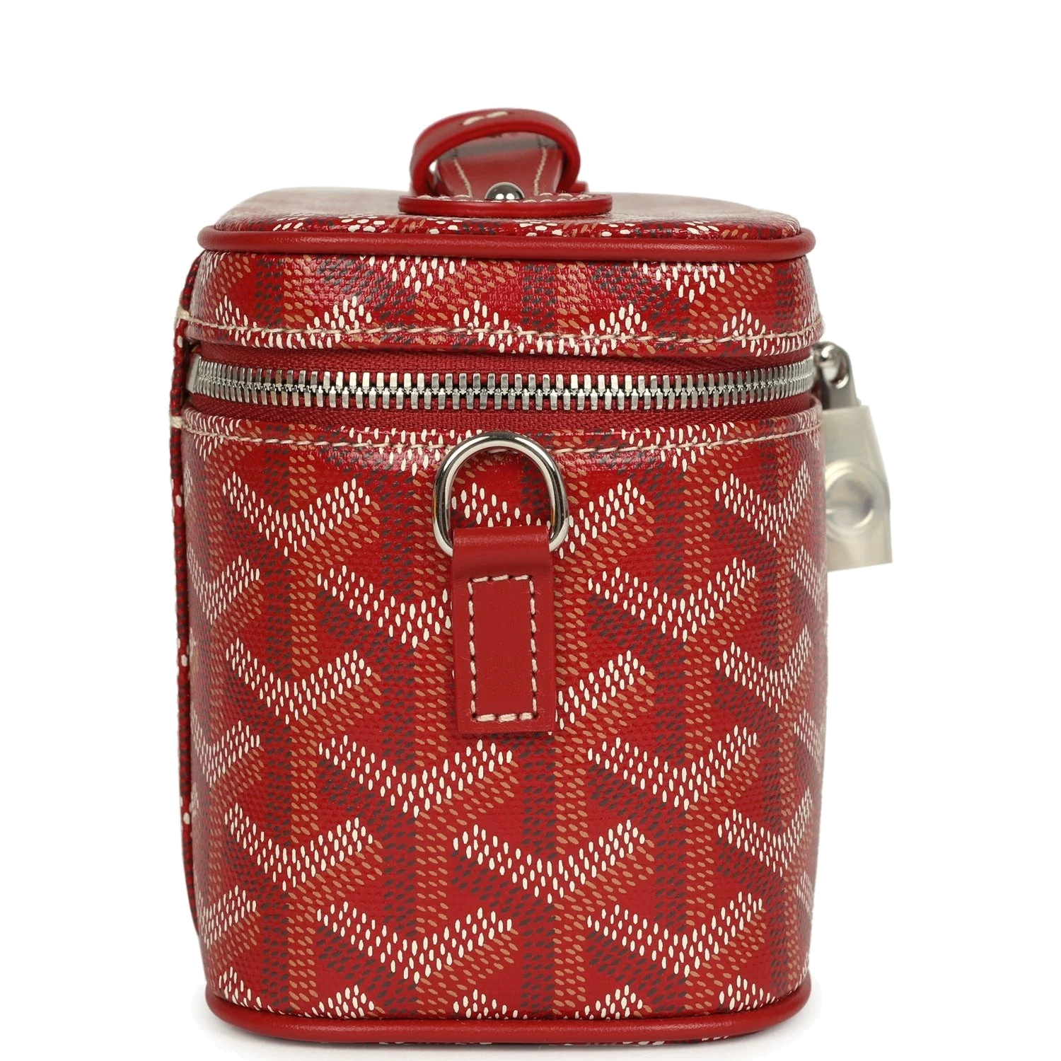 Goyard Goyardine Canvas Red Mini Muse Vanity Bag — фото 4