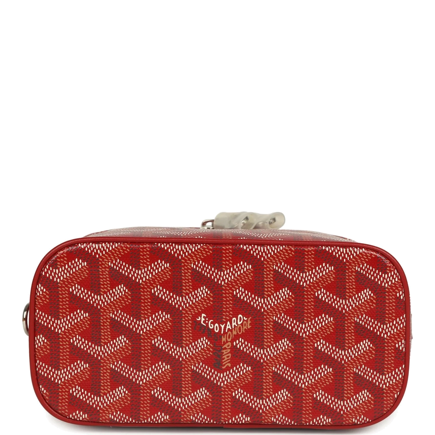 Goyard Goyardine Canvas Red Mini Muse Vanity Bag — фото 7