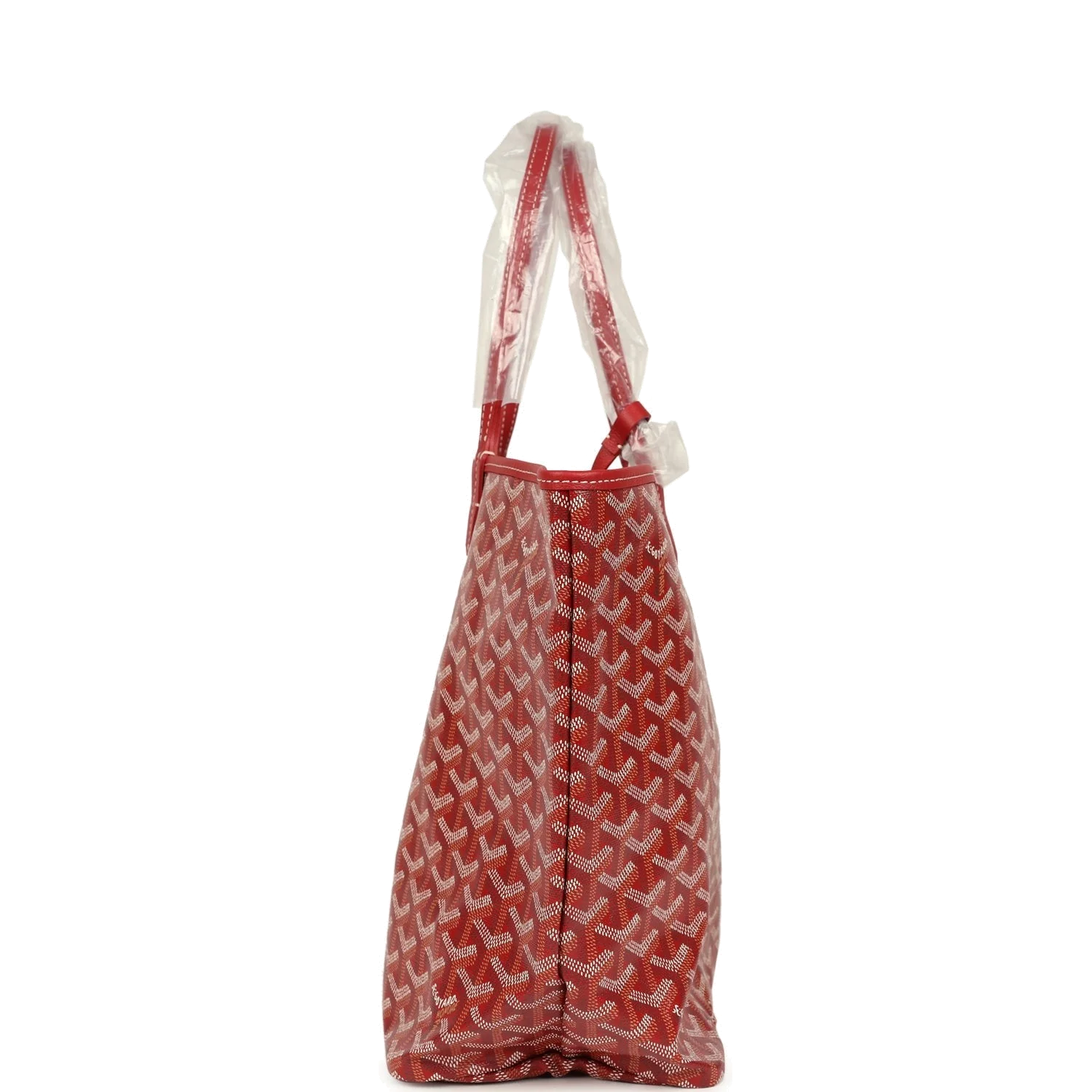 Goyard Goyardine Red Saint Louis PM Tote Bag — фото 4