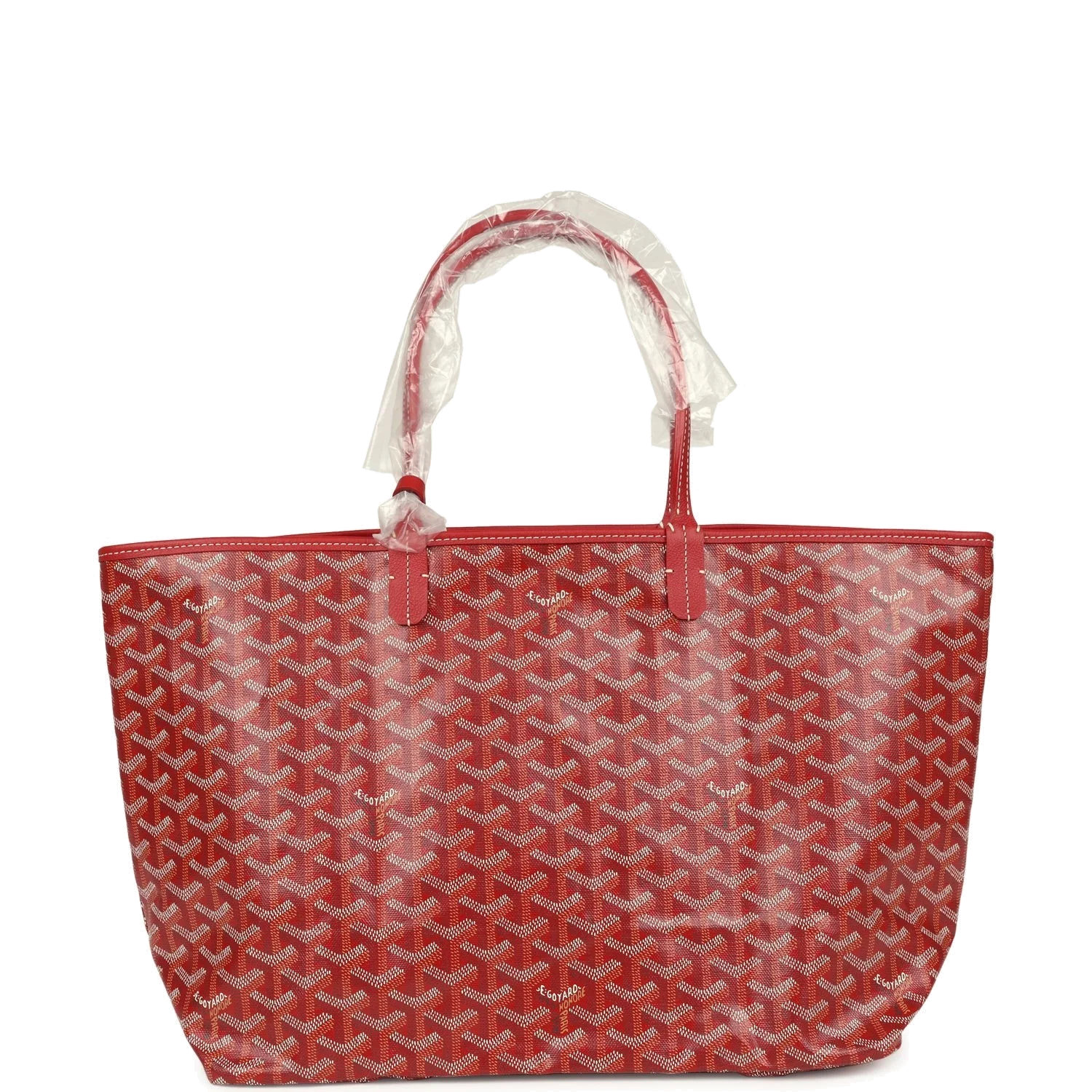 Goyard Goyardine Red Saint Louis PM Tote Bag — фото 5