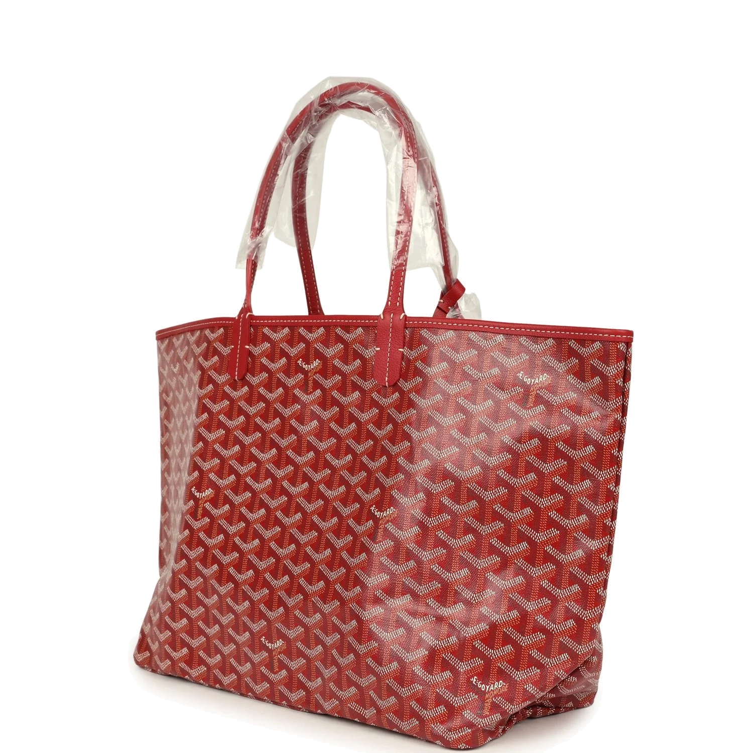 Goyard Goyardine Red Saint Louis PM Tote Bag — фото 6