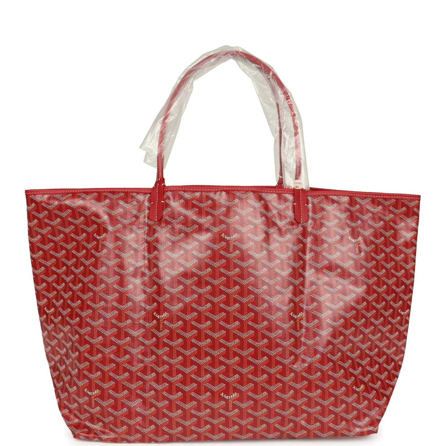 Goyard Goyardine Red Saint Louis GM Tote Bag — фото 2