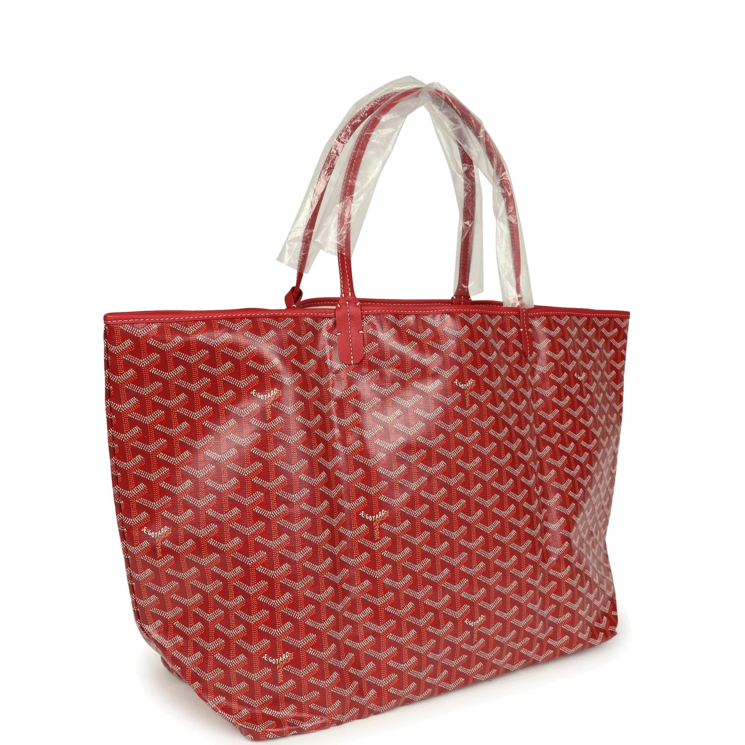 Goyard Goyardine Red Saint Louis GM Tote Bag — фото 3