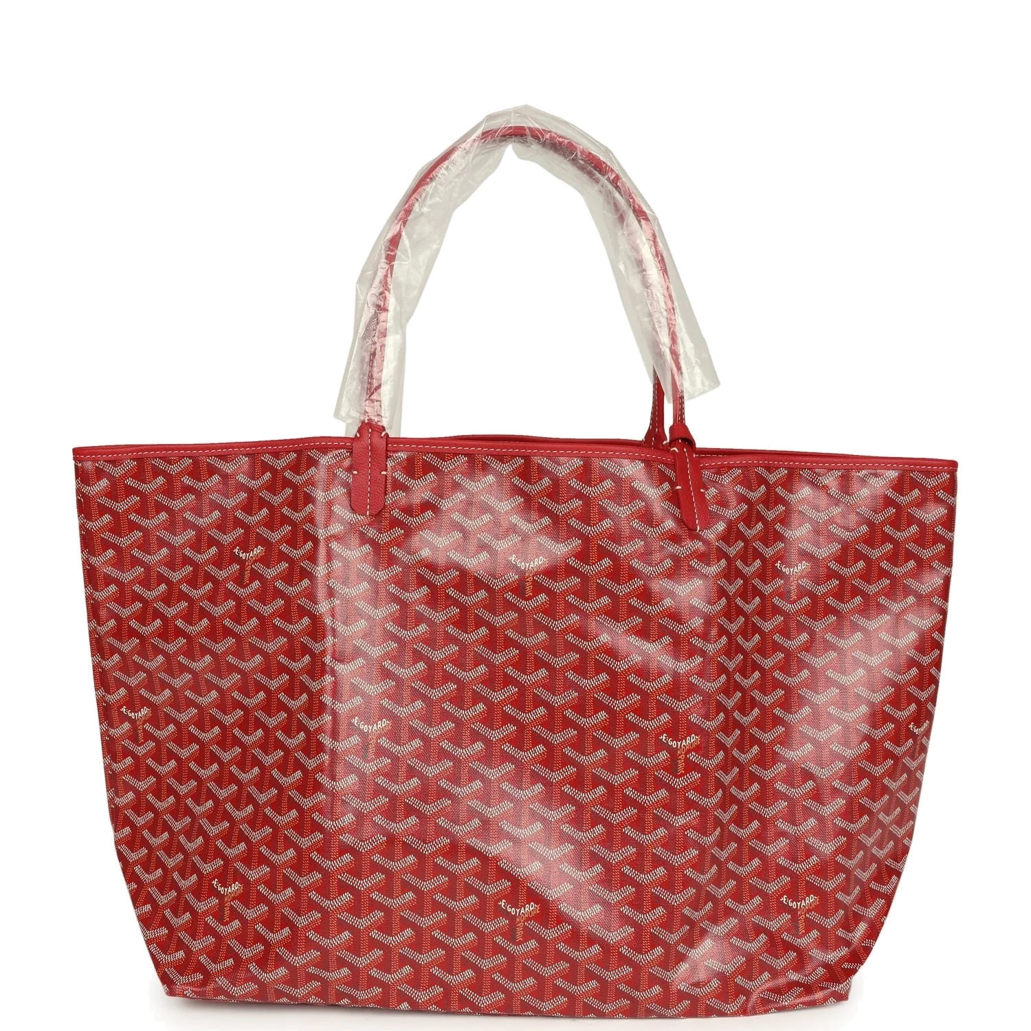 Goyard Goyardine Red Saint Louis GM Tote Bag — фото 5