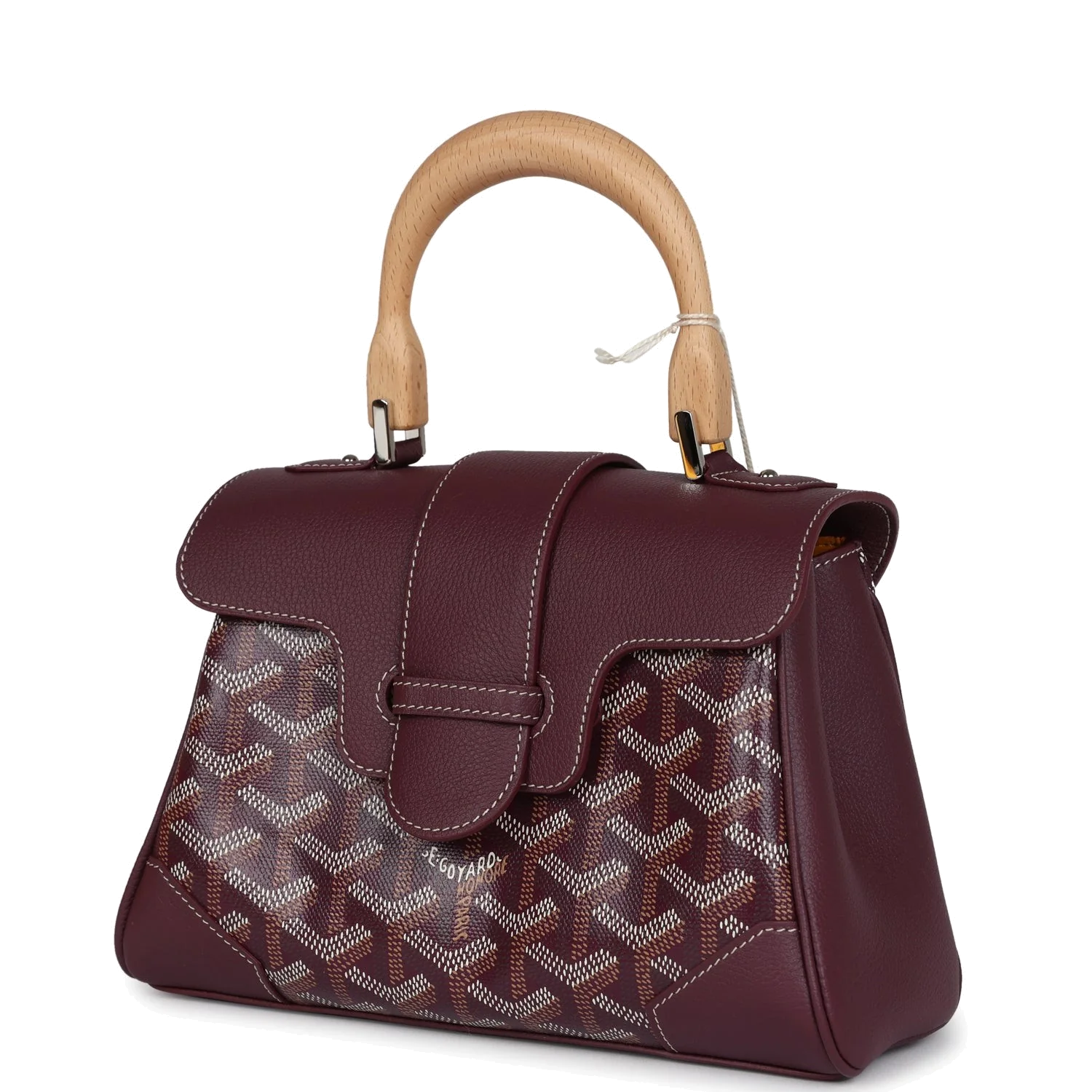 Goyard Saigon Souple Mini Bag Burgundy Goyardine — фото 6