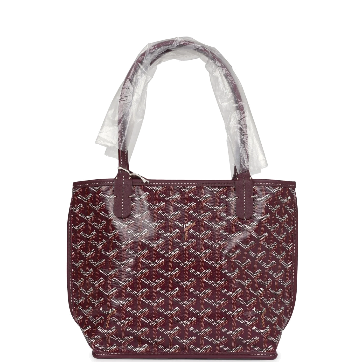 Goyard Goyardine Burgundy Anjou Mini Bag — фото 2