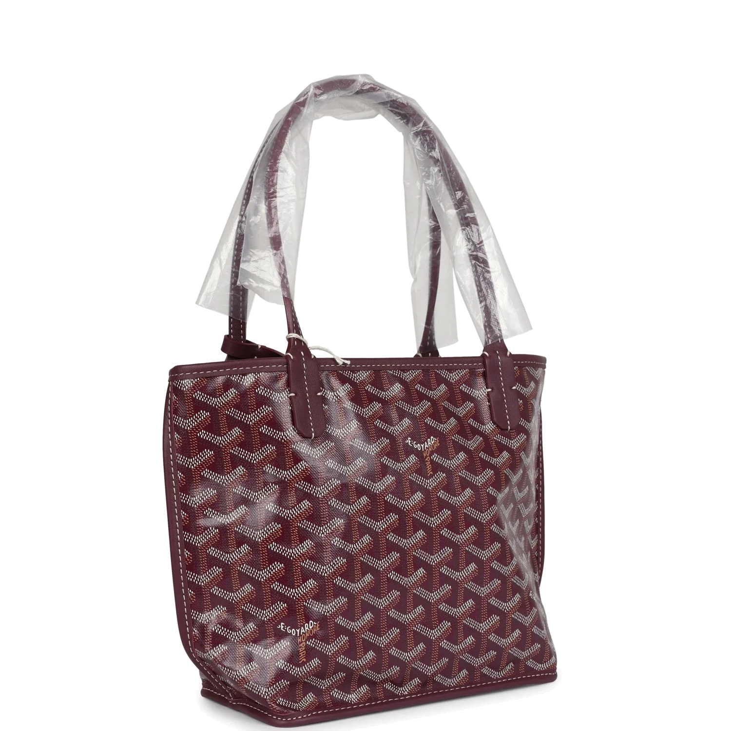 Goyard Goyardine Burgundy Anjou Mini Bag — фото 3