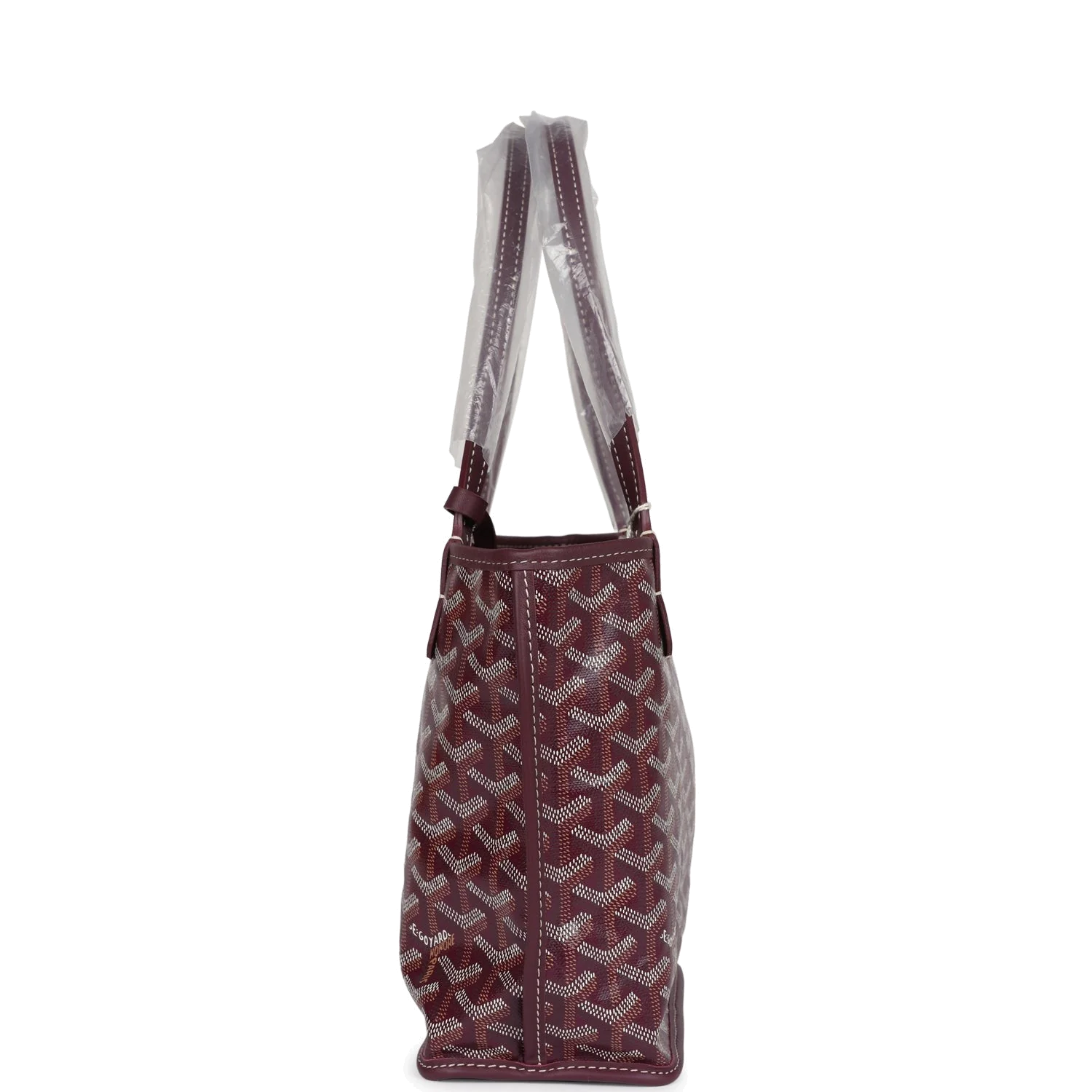 Goyard Goyardine Burgundy Anjou Mini Bag — фото 5