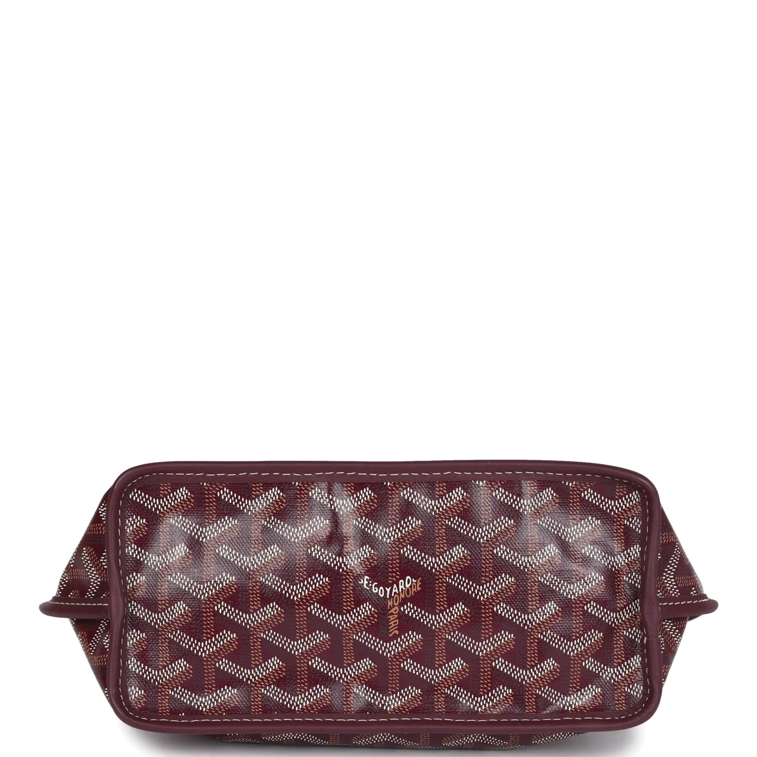Goyard Goyardine Burgundy Anjou Mini Bag — фото 8