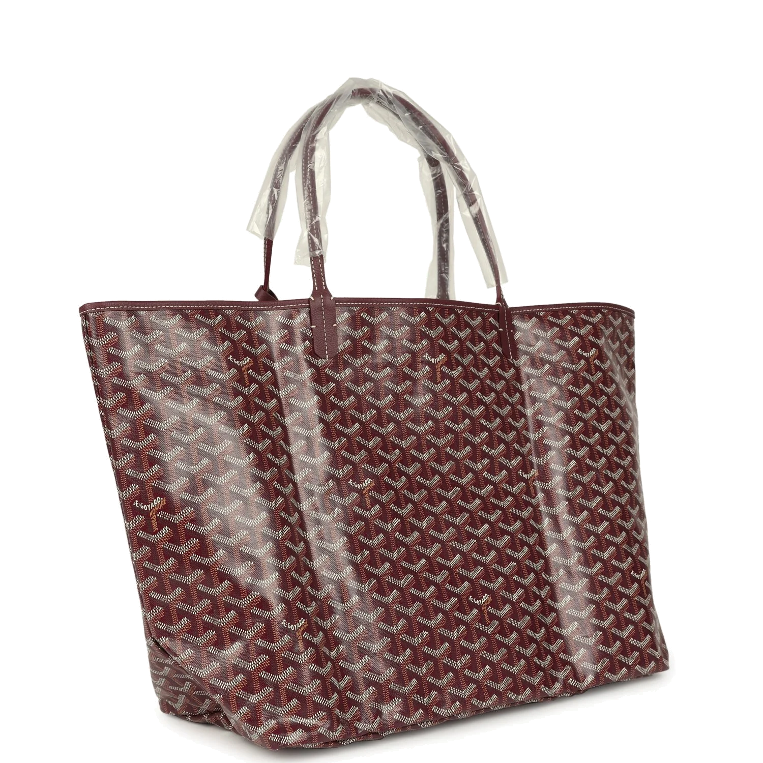Goyard Goyardine Burgundy Saint Louis GM Tote Bag — фото 3