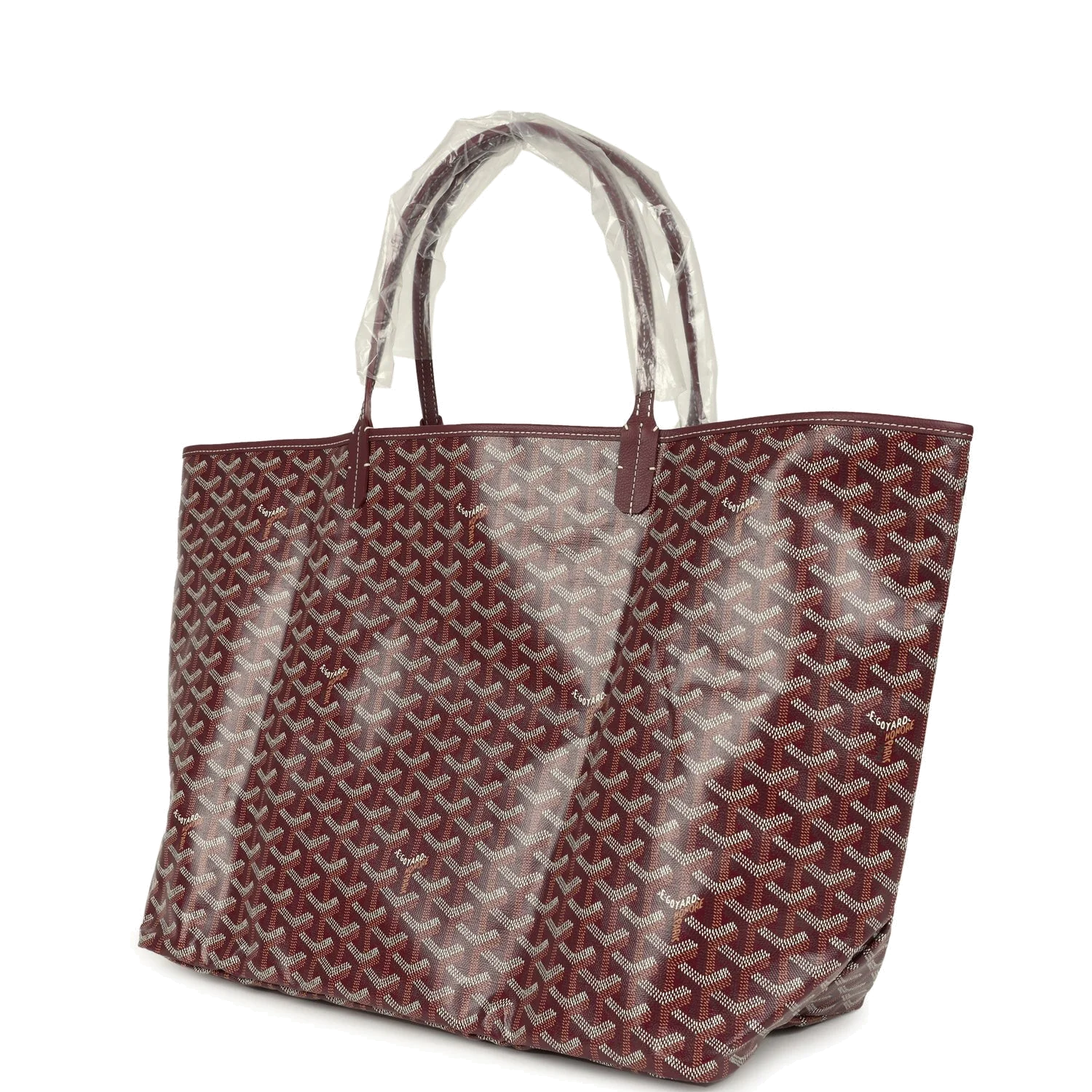 Goyard Goyardine Burgundy Saint Louis GM Tote Bag — фото 4