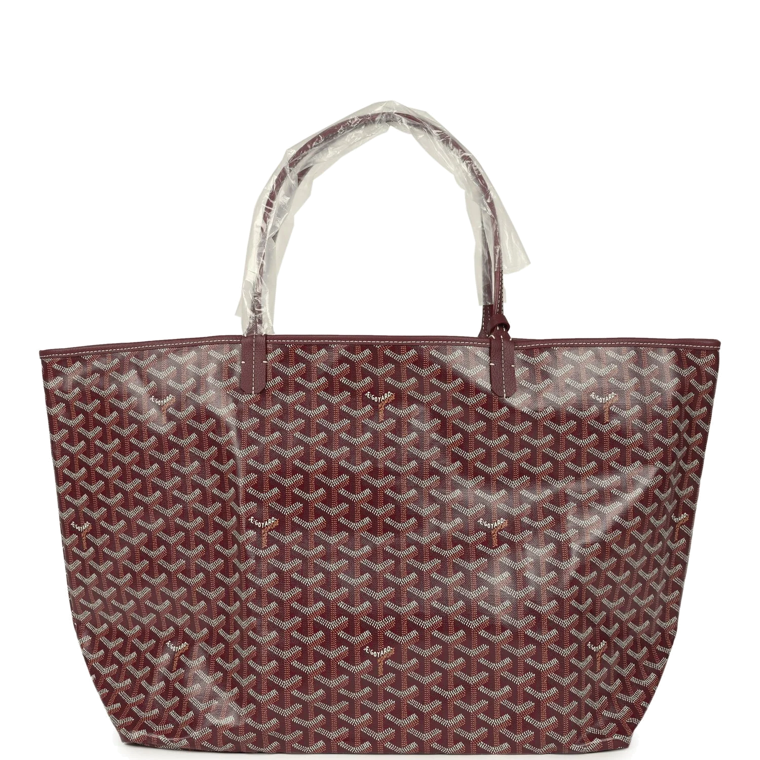 Goyard Goyardine Burgundy Saint Louis GM Tote Bag — фото 6