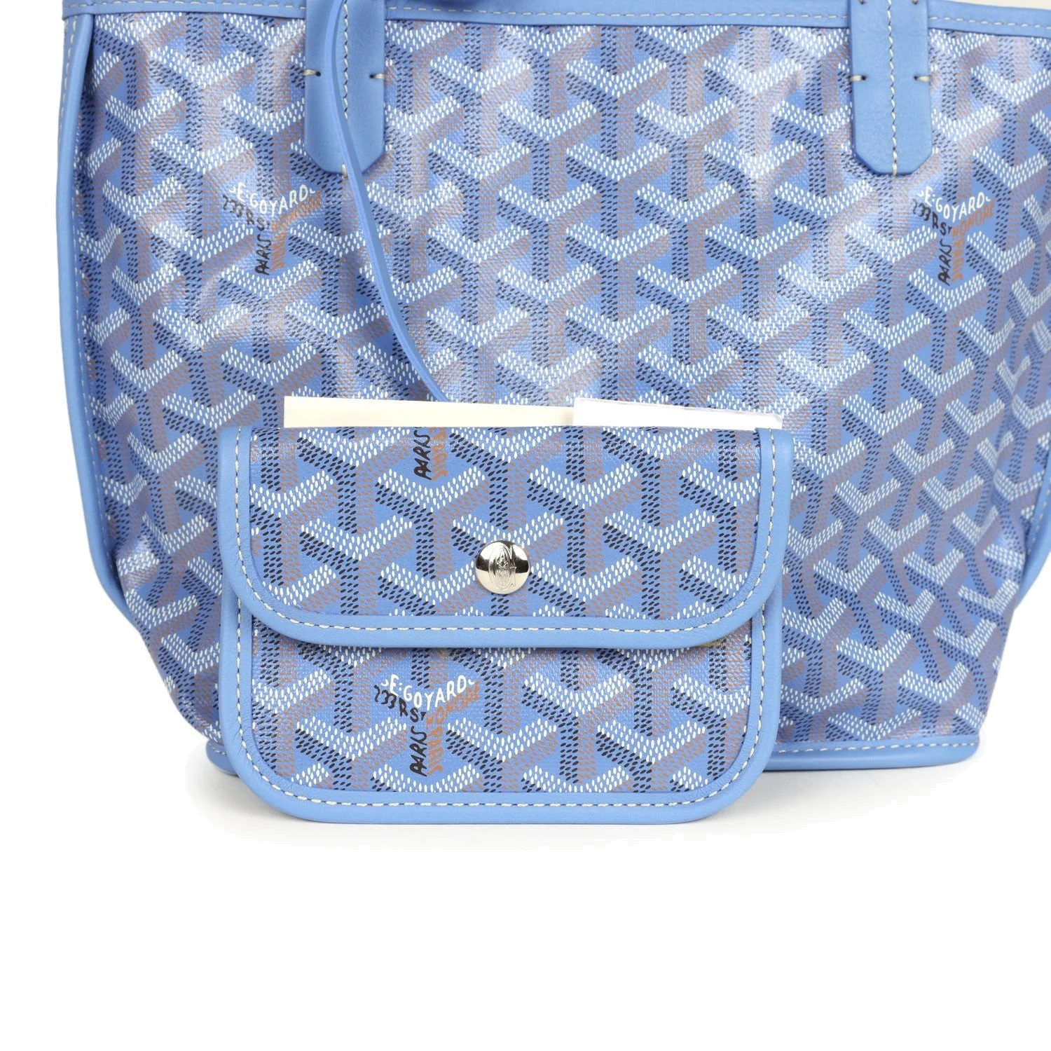 Goyard Goyardine Canvas Iris Anjou Mini Bag — фото 7