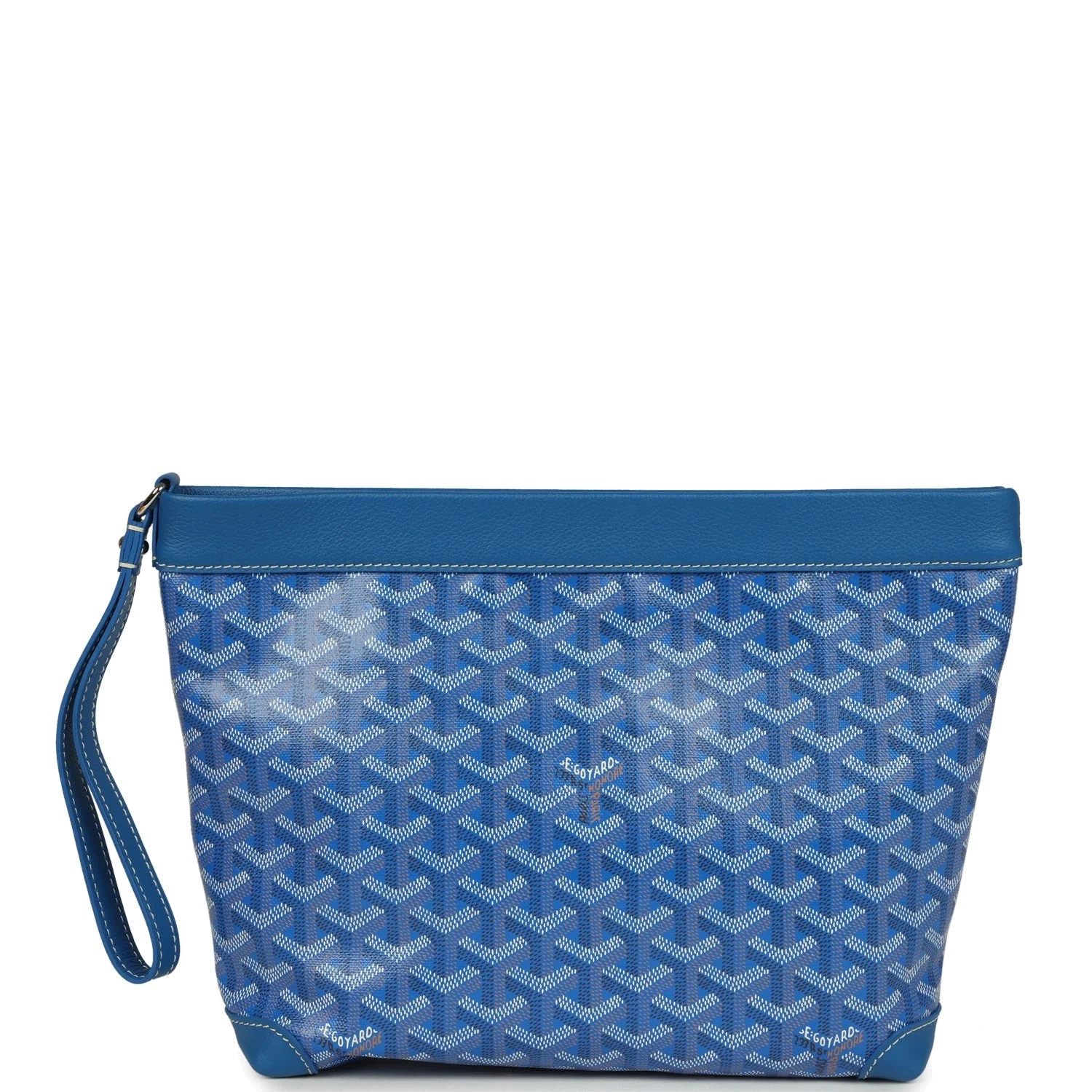 Goyard Goyardine Canvas Sky Blue Conti Pouch — фото 2