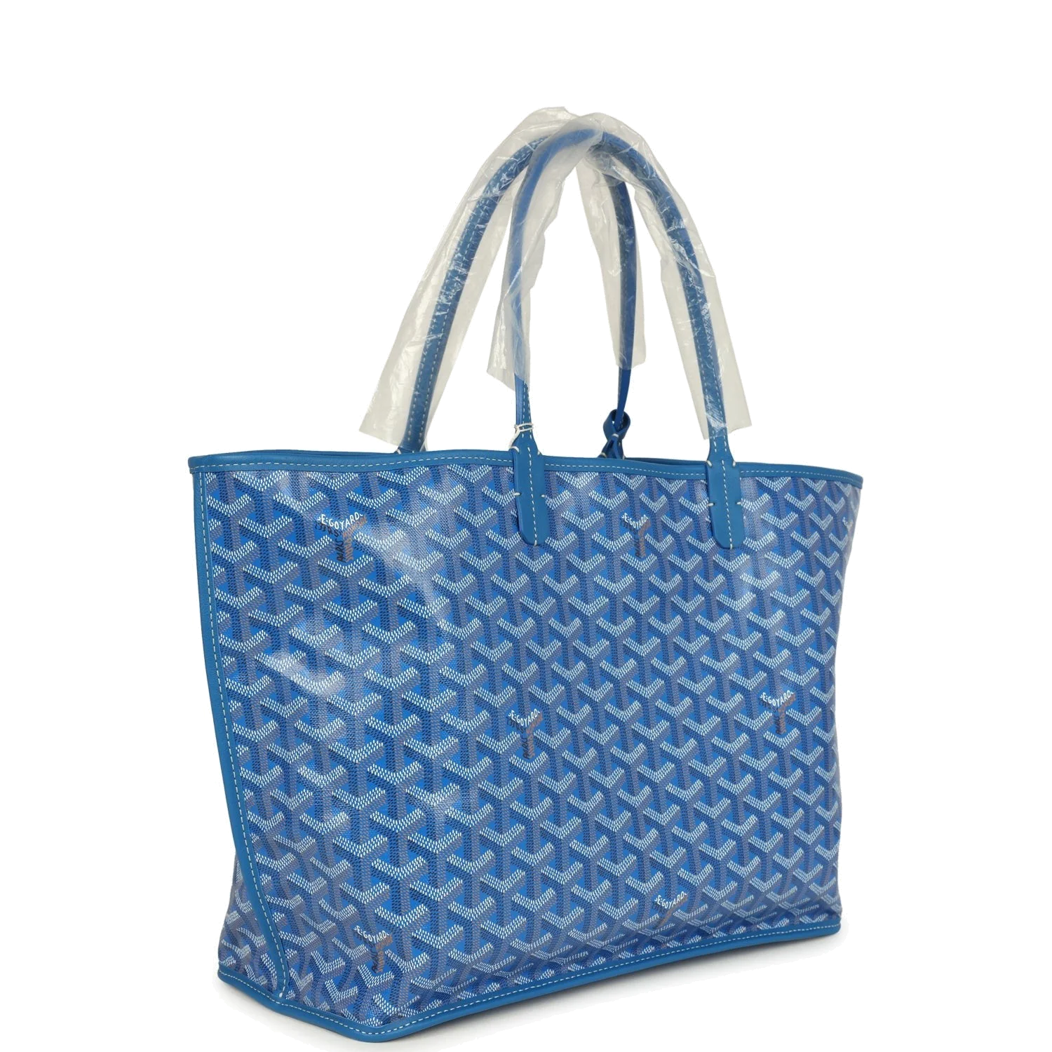 Goyard Anjou PM Sky Blue Goyardine Canvas — фото 3