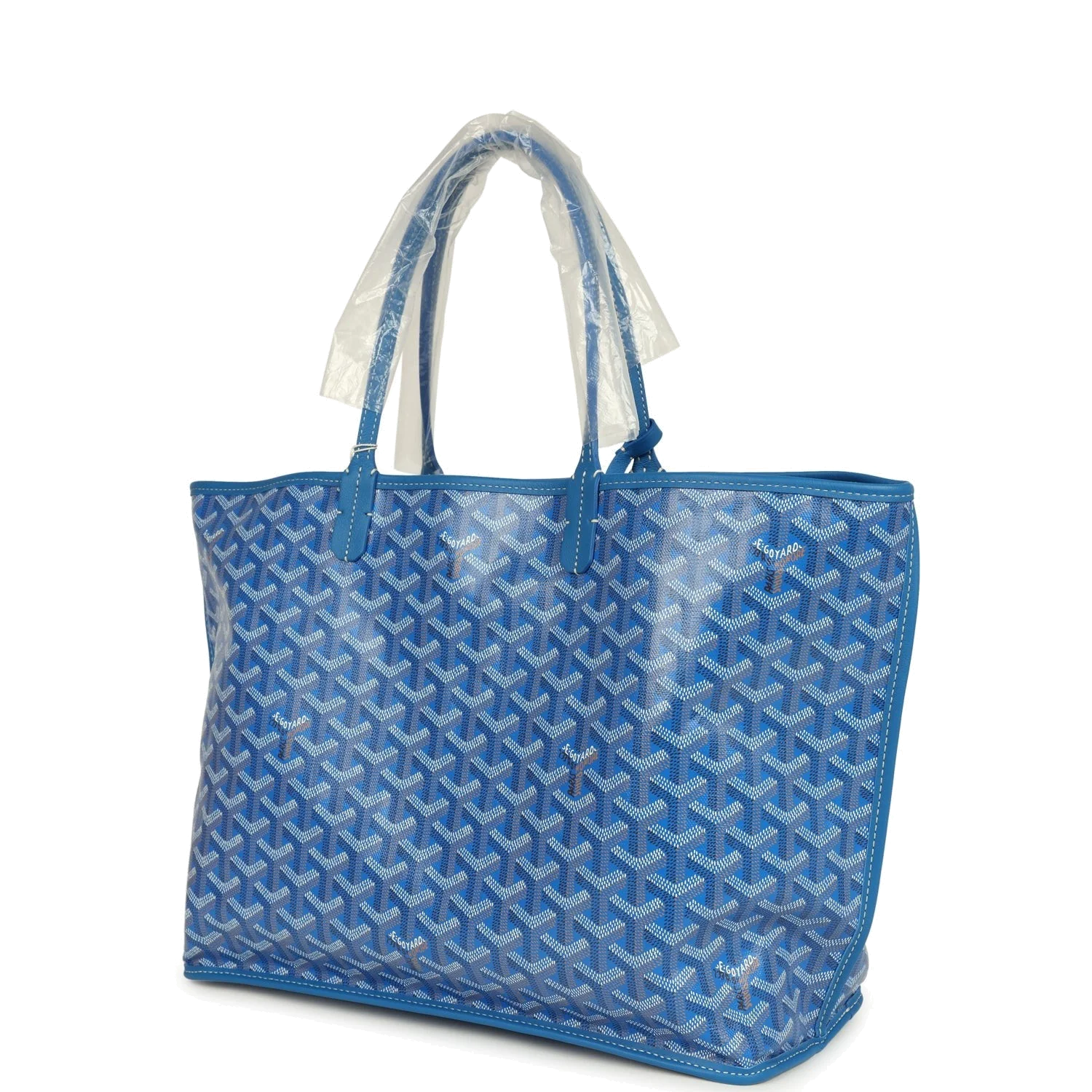 Goyard Anjou PM Sky Blue Goyardine Canvas — фото 6