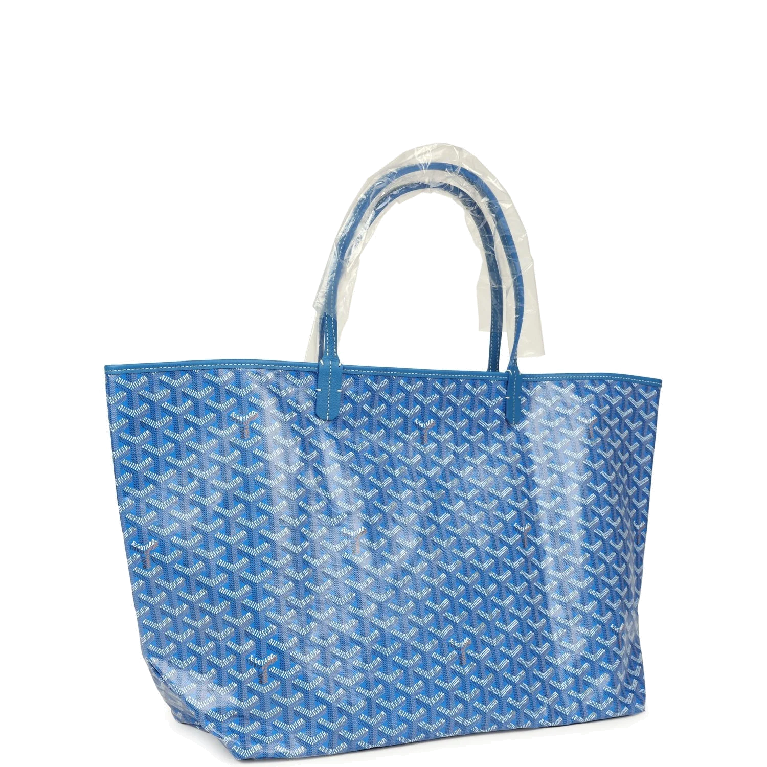 Goyard Goyardine Sky Blue Saint Louis GM Tote Bag — фото 3