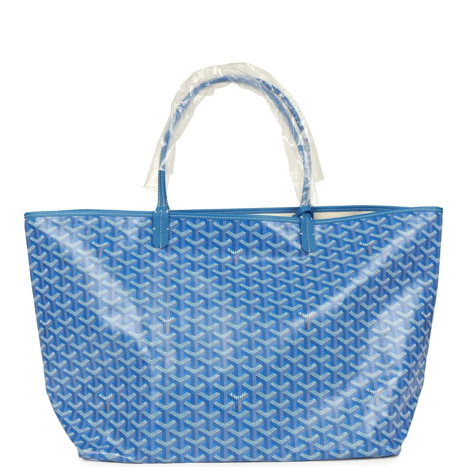 Goyard Goyardine Sky Blue Saint Louis GM Tote Bag — фото 5