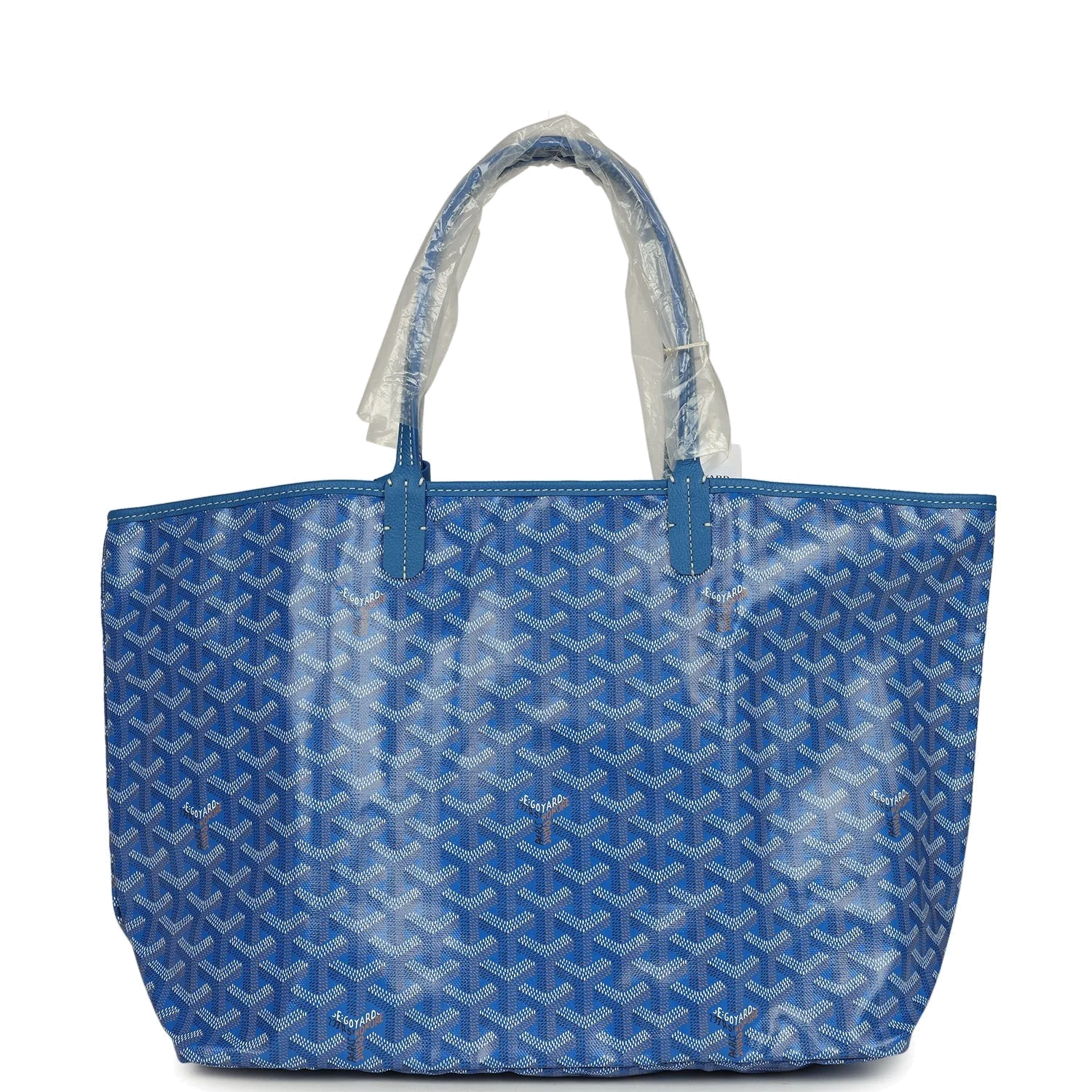 Goyard Goyardine Sky Blue Saint Louis PM Tote Bag
