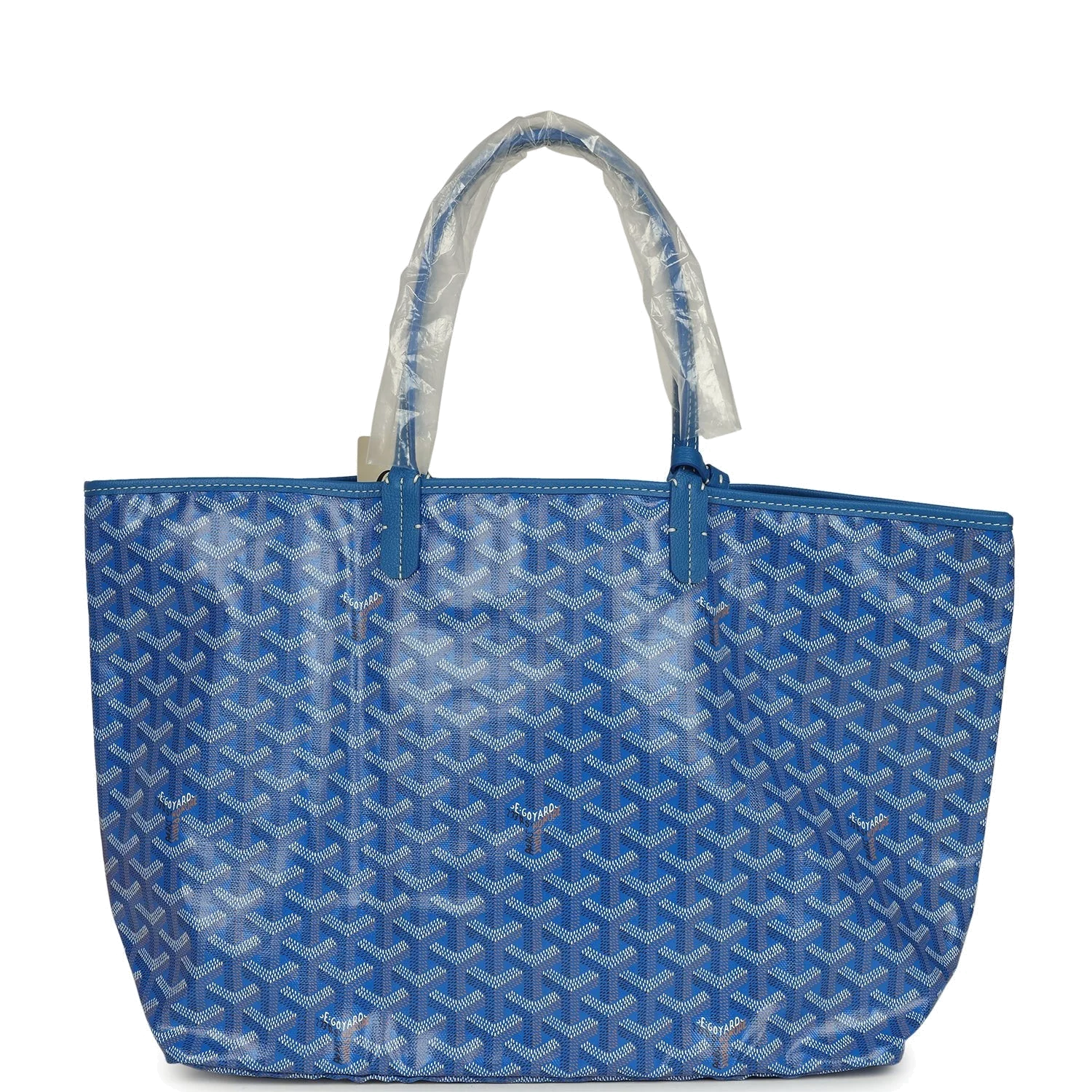 Goyard Goyardine Sky Blue Saint Louis PM Tote Bag — фото 5