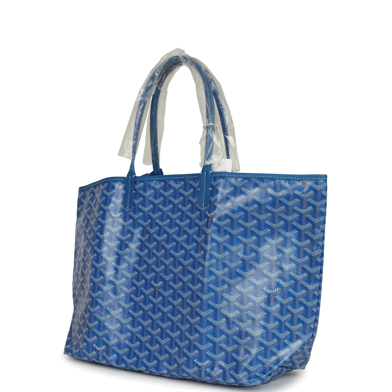 Goyard Goyardine Sky Blue Saint Louis PM Tote Bag — фото 6