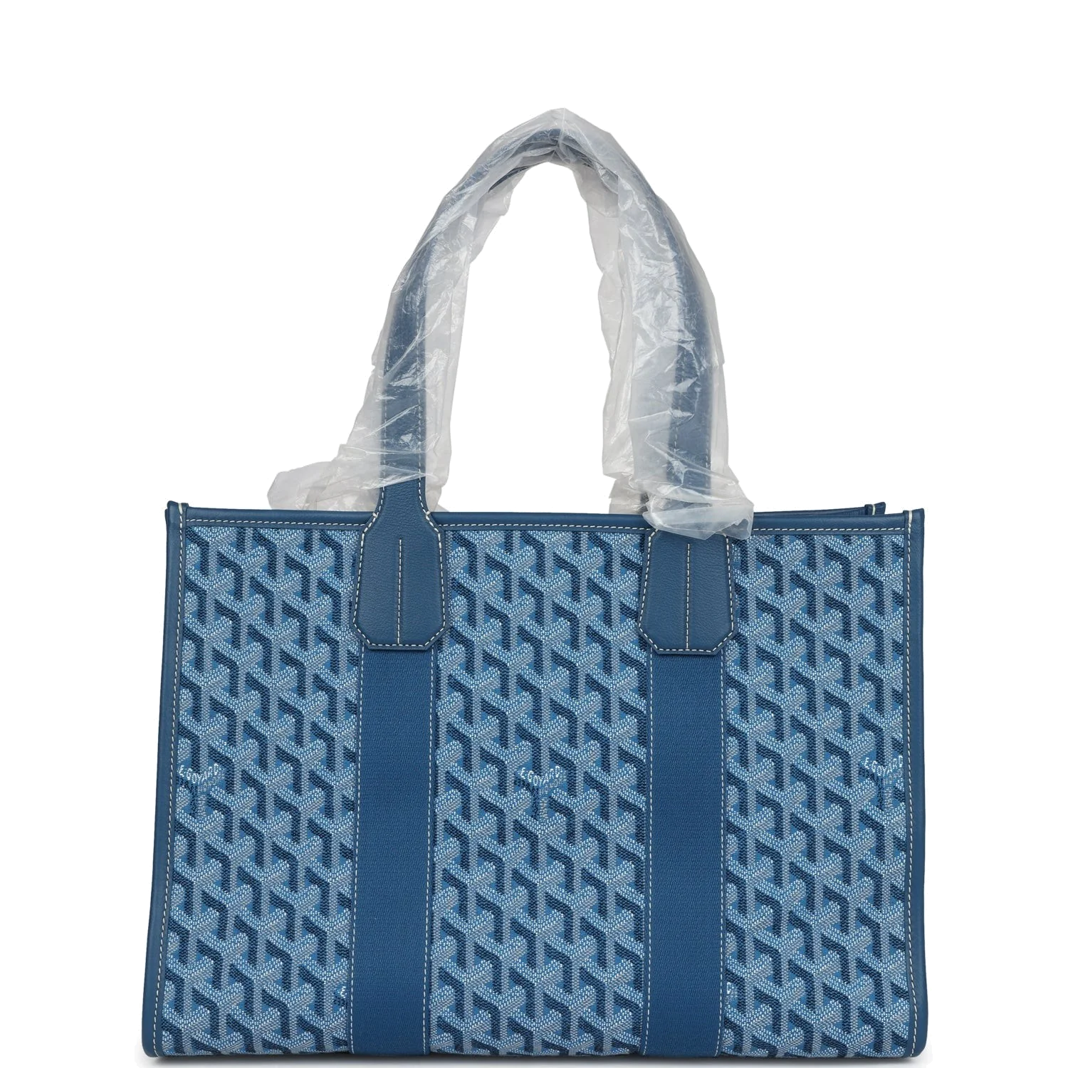Goyard Goyardine Jacquard Ocean Blue Villette PM Bag — фото 2