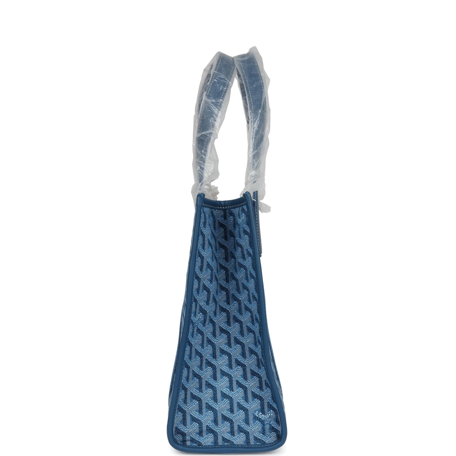 Goyard Goyardine Jacquard Ocean Blue Villette PM Bag — фото 4