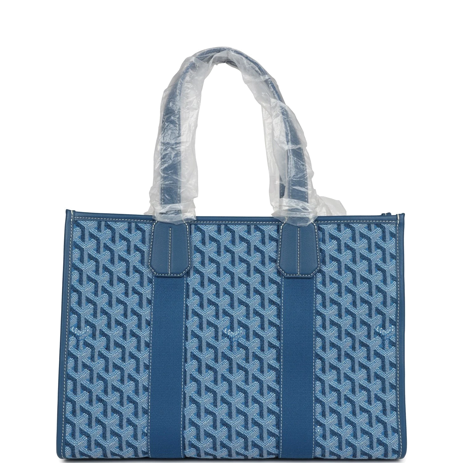 Goyard Goyardine Jacquard Ocean Blue Villette PM Bag — фото 5