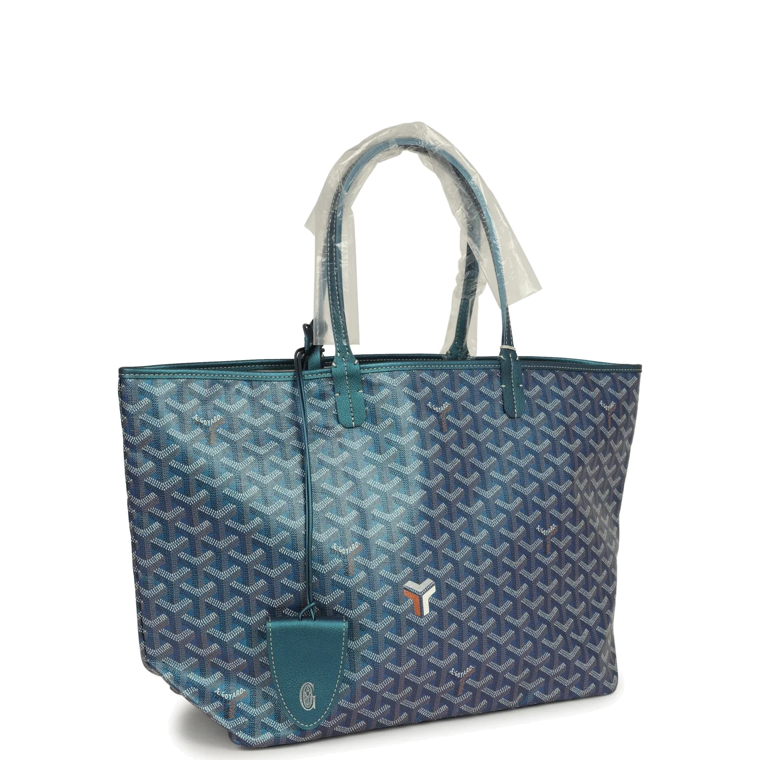 Goyard Goyardine Pearly Blue Saint Louis PM Tote Bag — фото 3