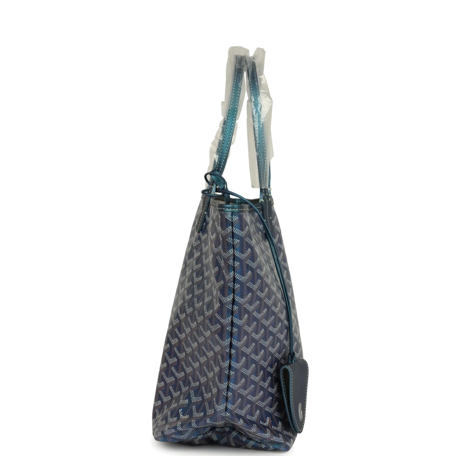 Goyard Goyardine Pearly Blue Saint Louis PM Tote Bag — фото 4
