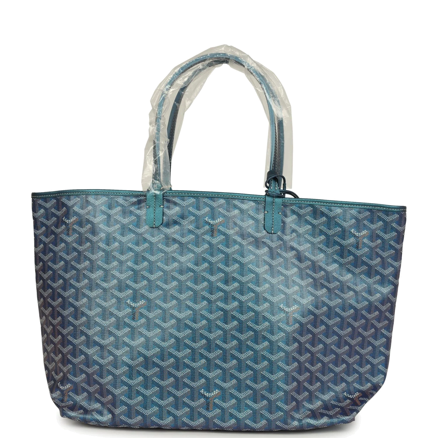 Goyard Goyardine Pearly Blue Saint Louis PM Tote Bag — фото 5