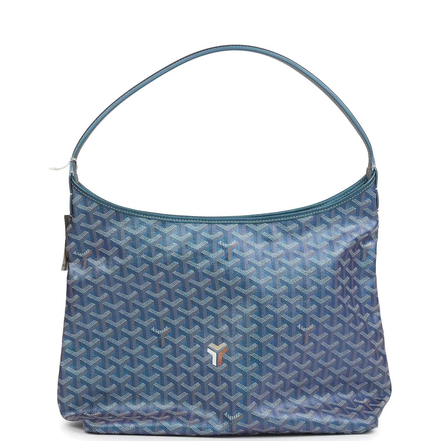 Goyard Goyardine Pearly Blue Boheme PM Hobo Bag