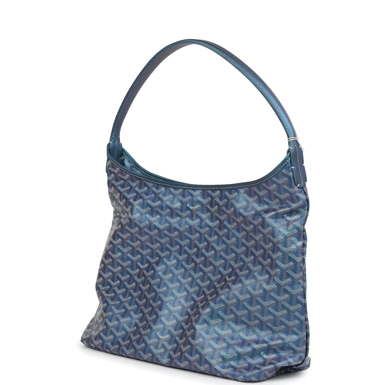 Goyard Goyardine Pearly Blue Boheme PM Hobo Bag — фото 6